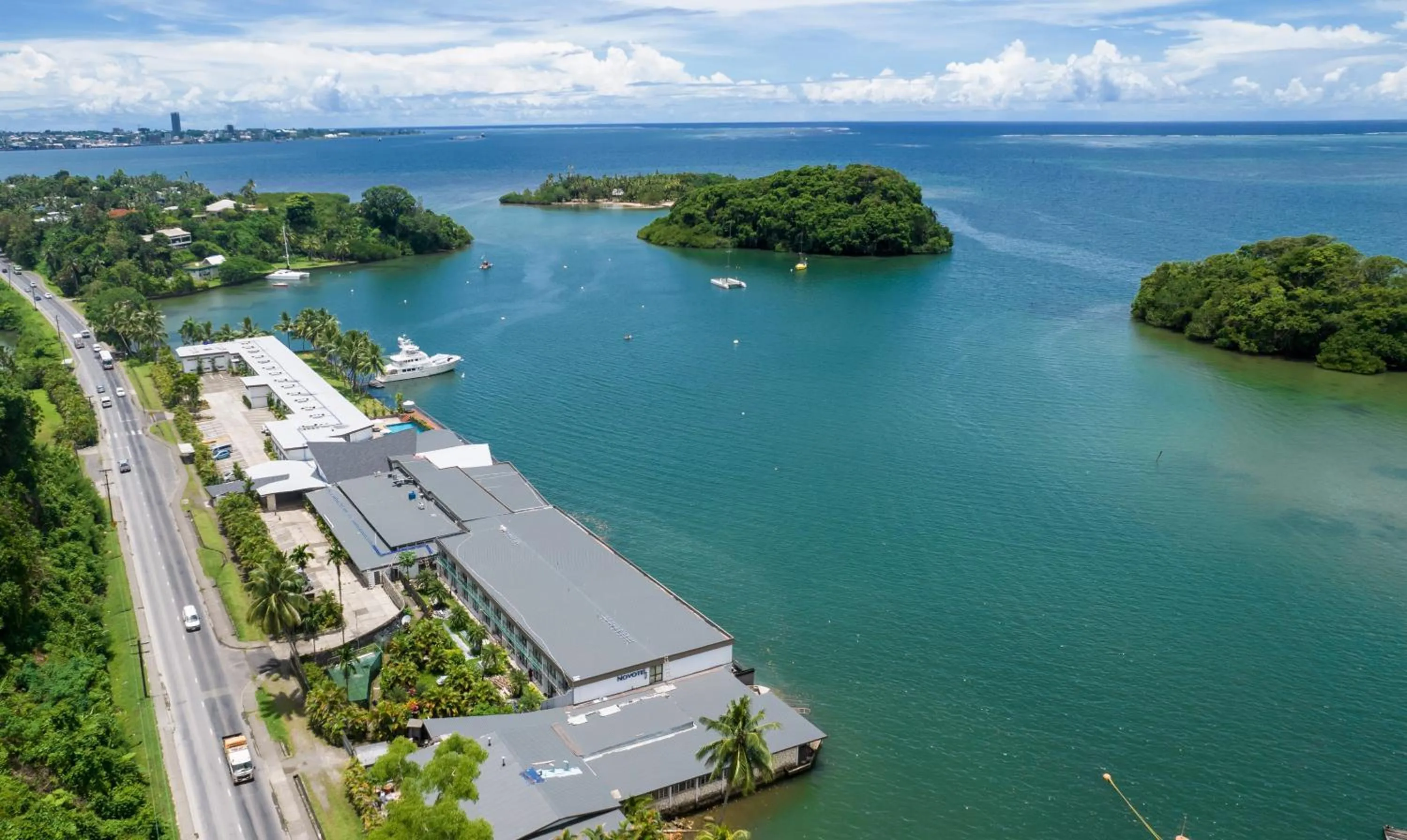 Natural landscape in Novotel Suva Lami Bay