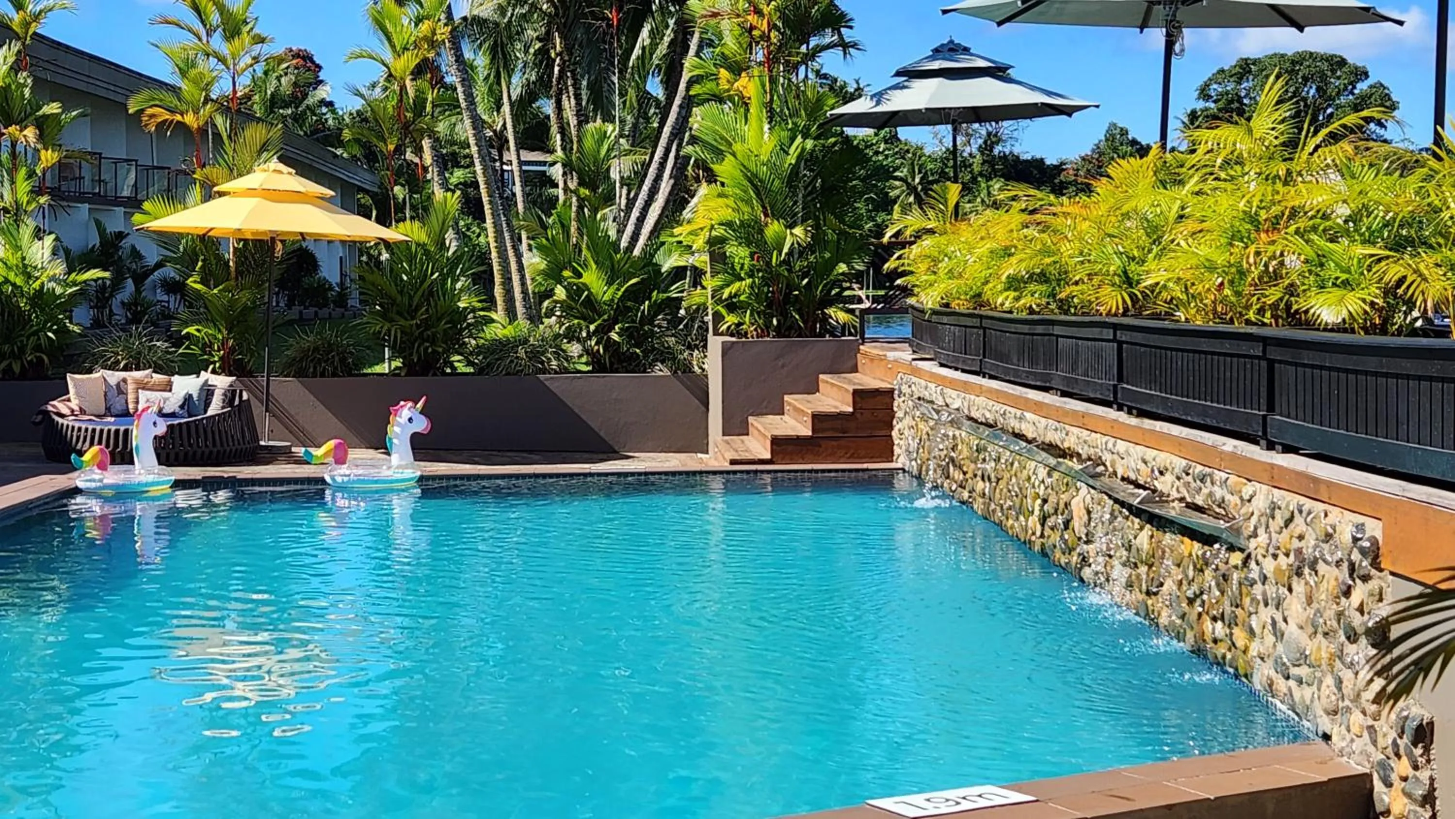 Swimming pool in Novotel Suva Lami Bay