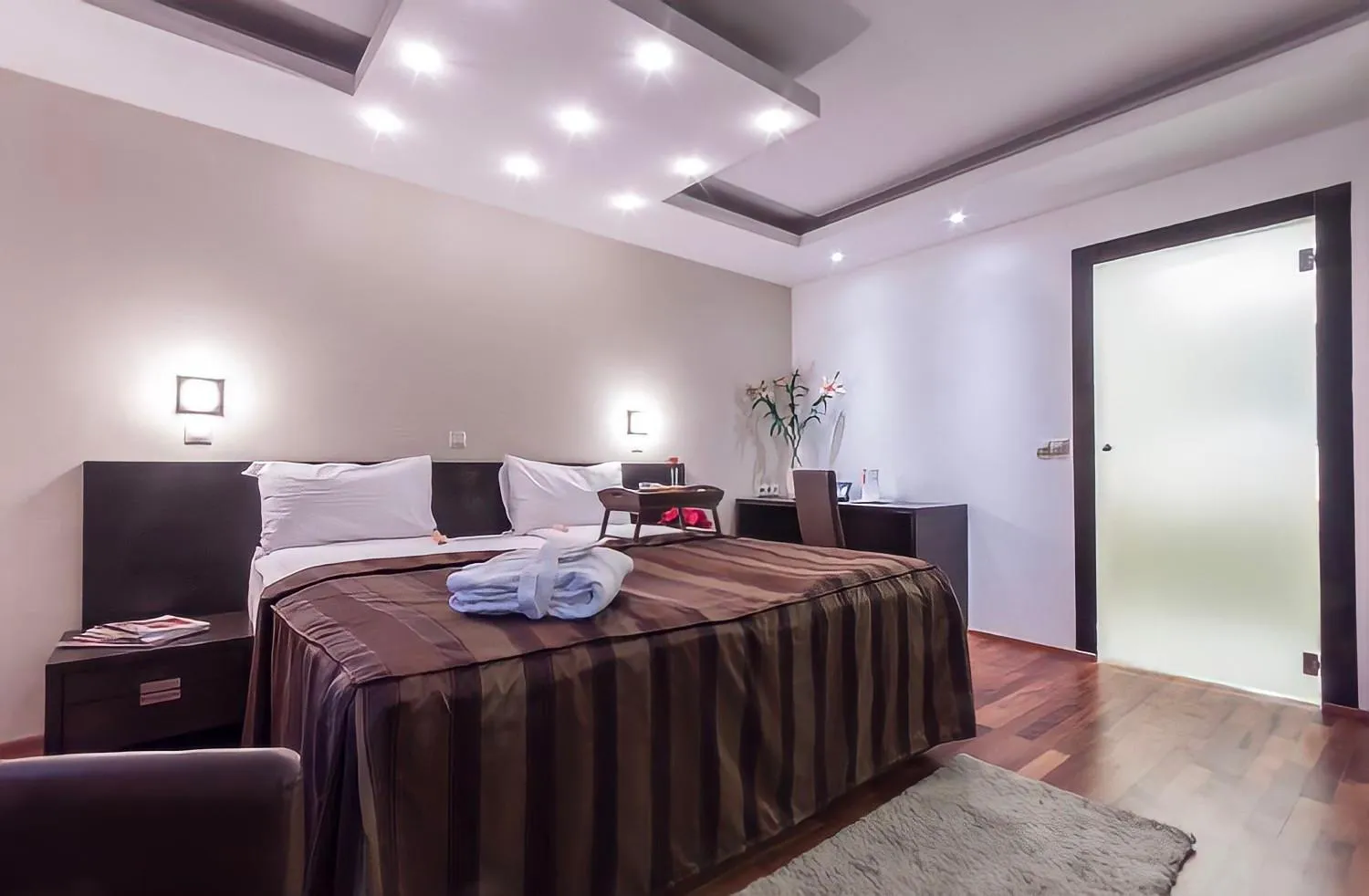 Bed in City Boutique Hotel