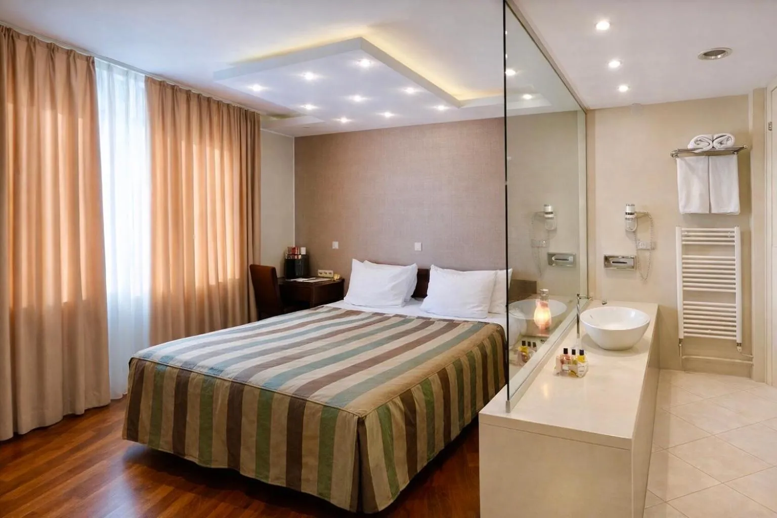 Bed in City Boutique Hotel