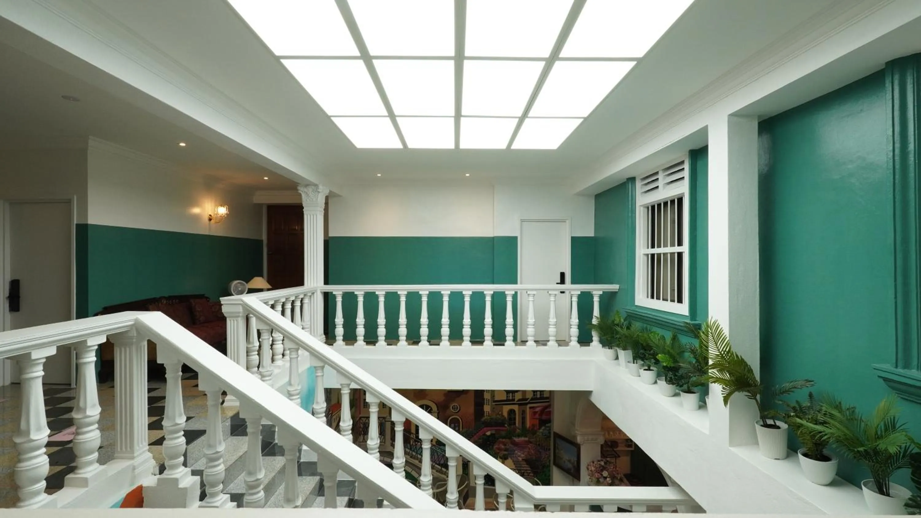 Inner courtyard view in Kimberley Boutique Hotel