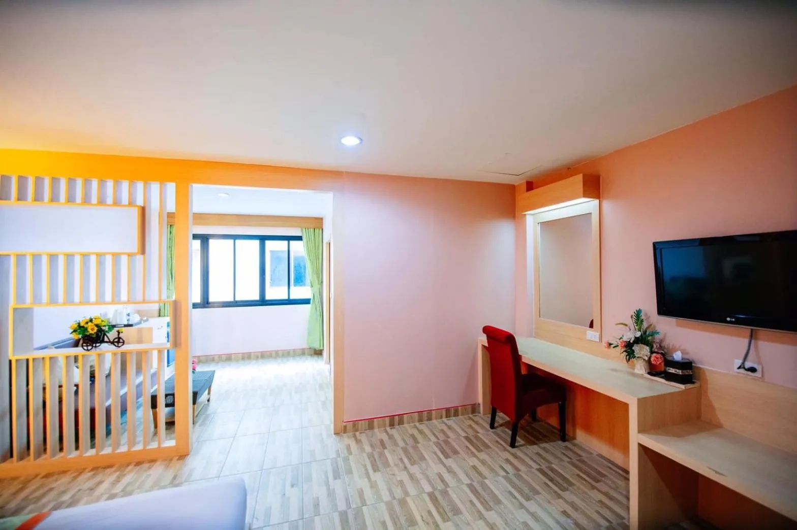 Living room, Bed in Wanna Marine