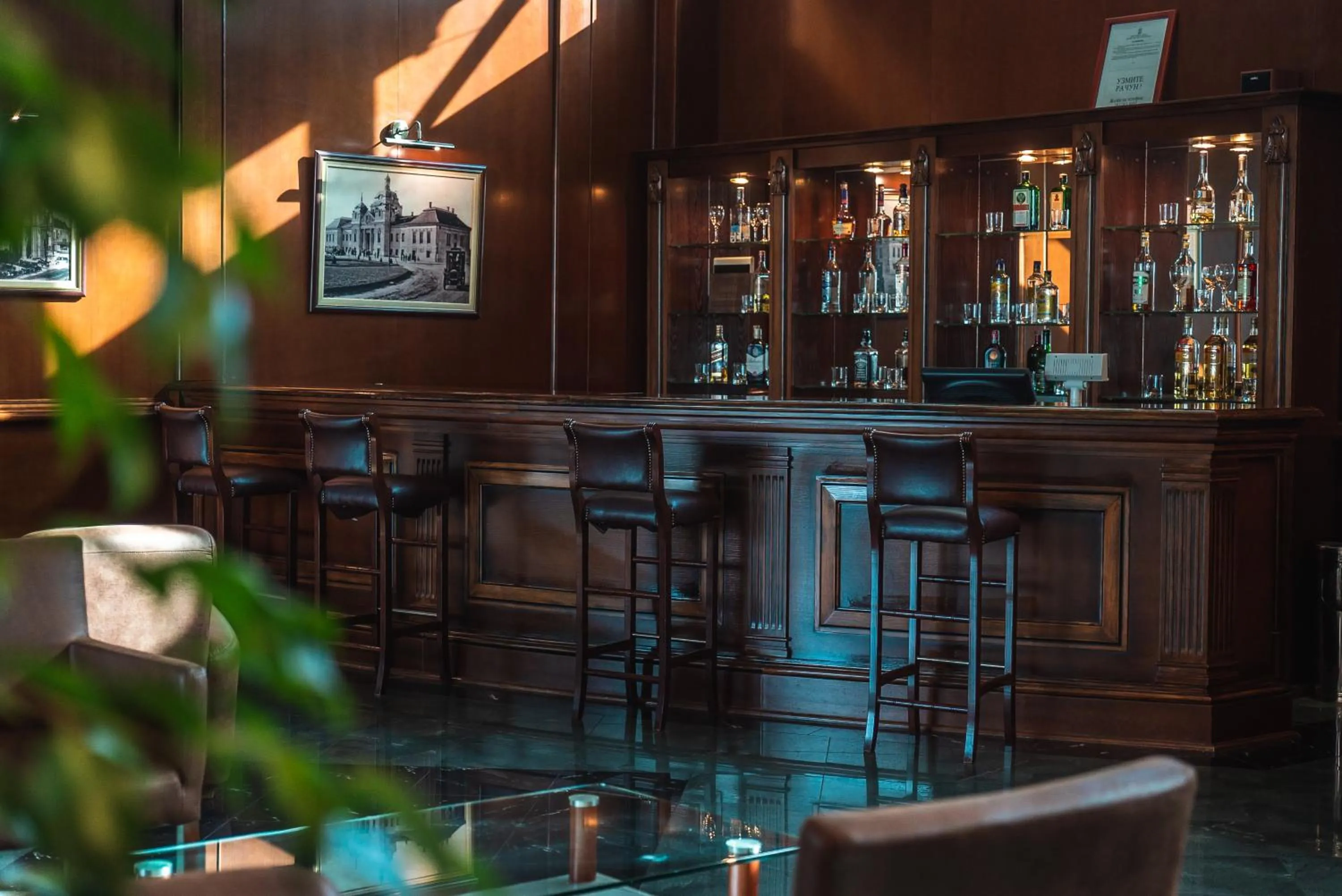 Lobby or reception in Hotel Novi Sad