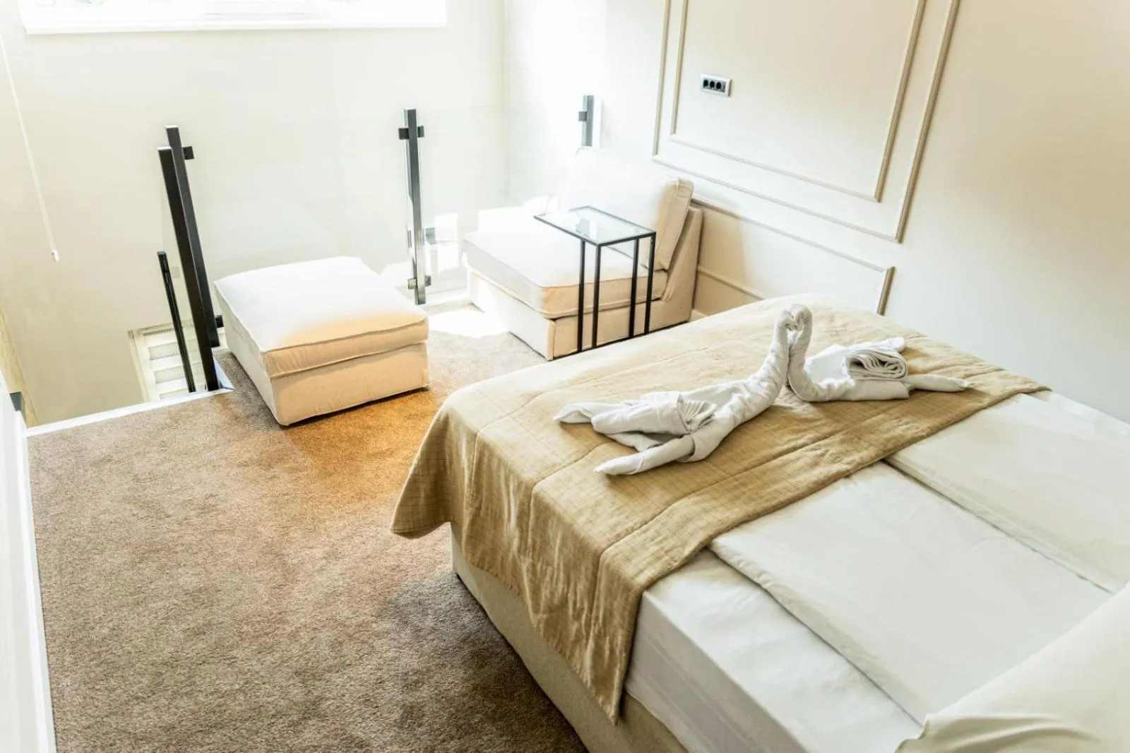 Bed in Garni Boutique Hotel Arta