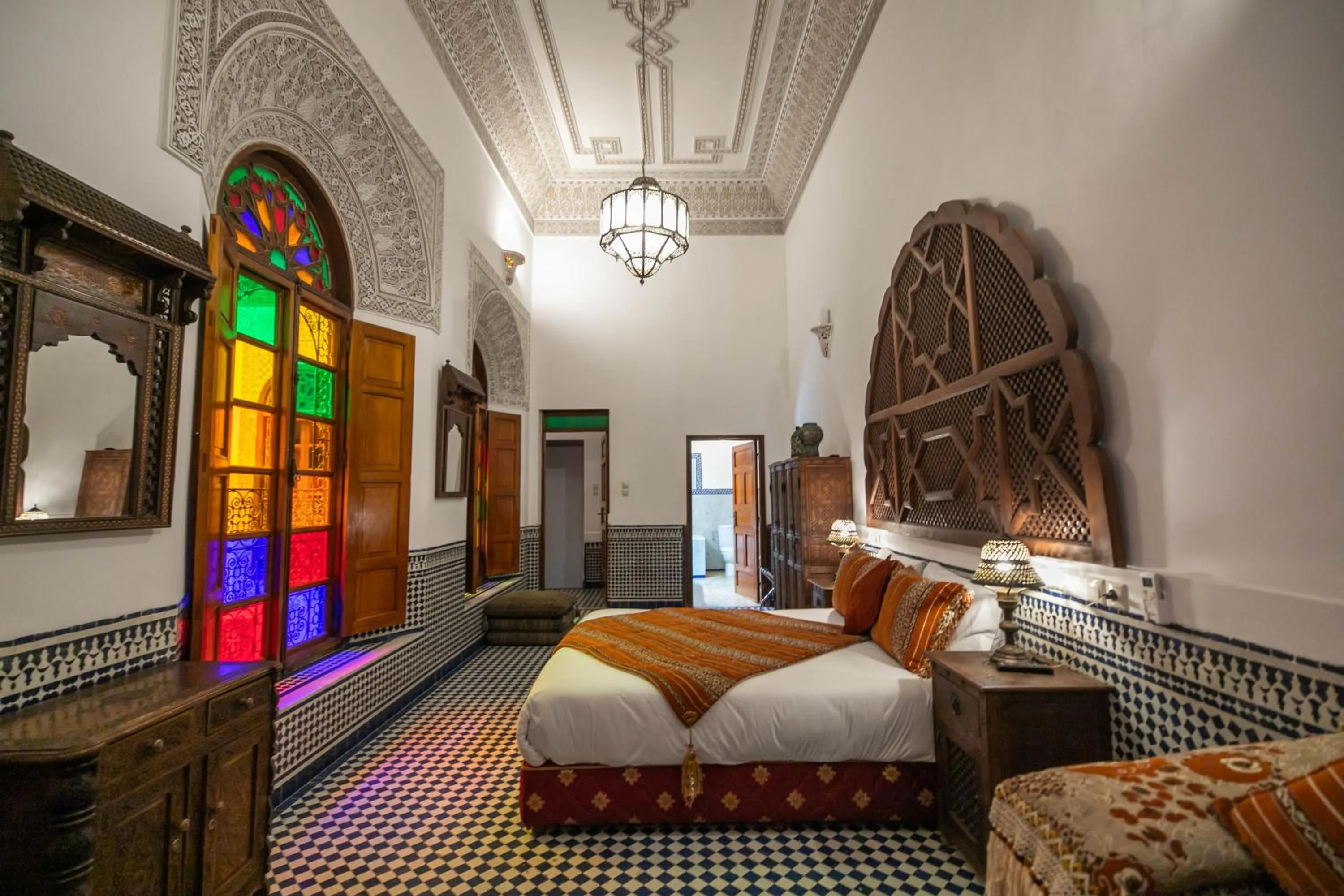 Bed in Riad La Perle De La Médina