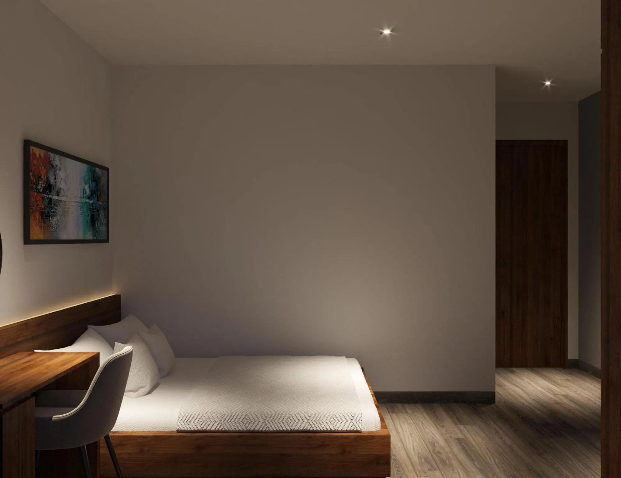 Bed in Hải Âu Hotel