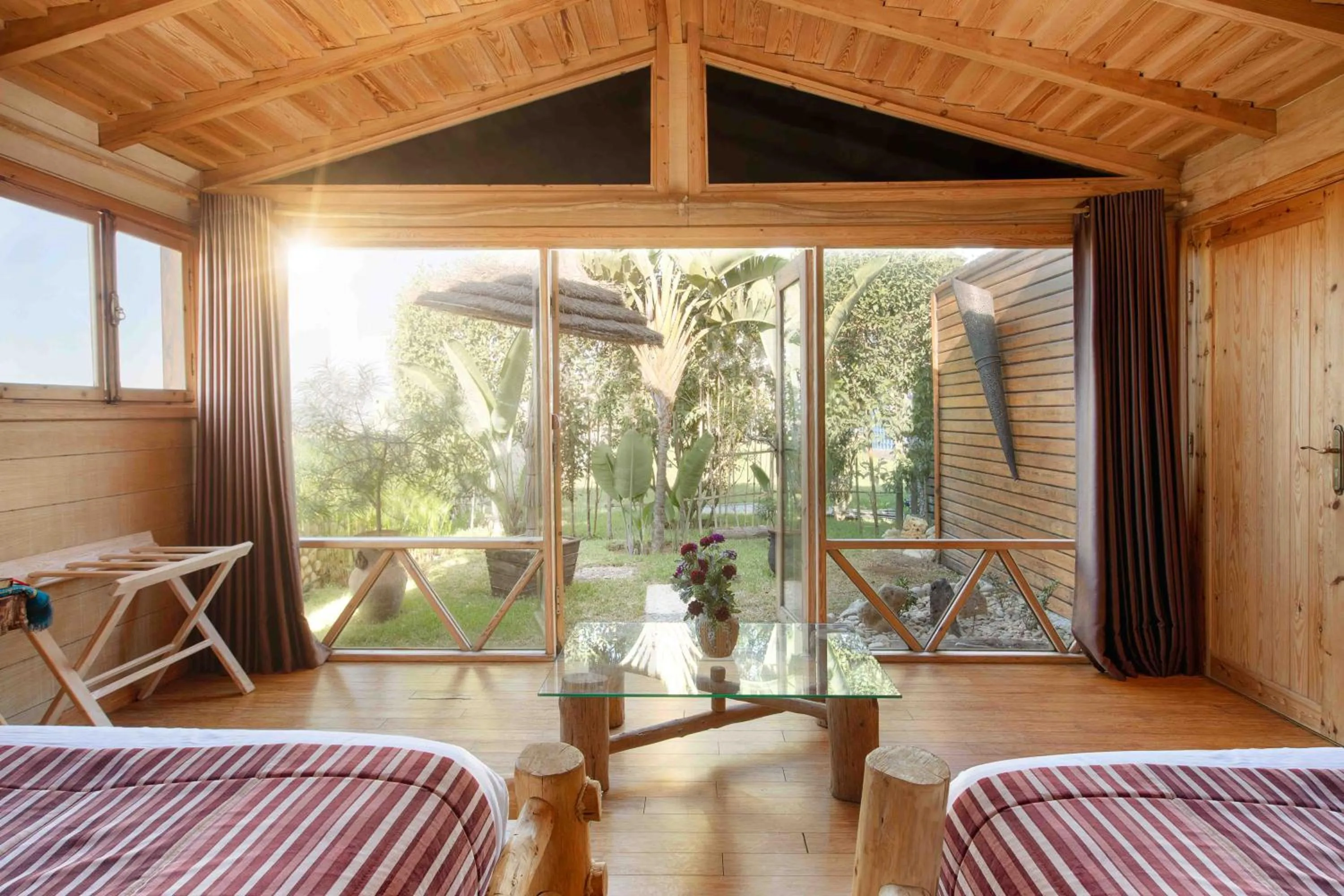 Garden view, Bed in Chateau Eden El Rouh & Spa