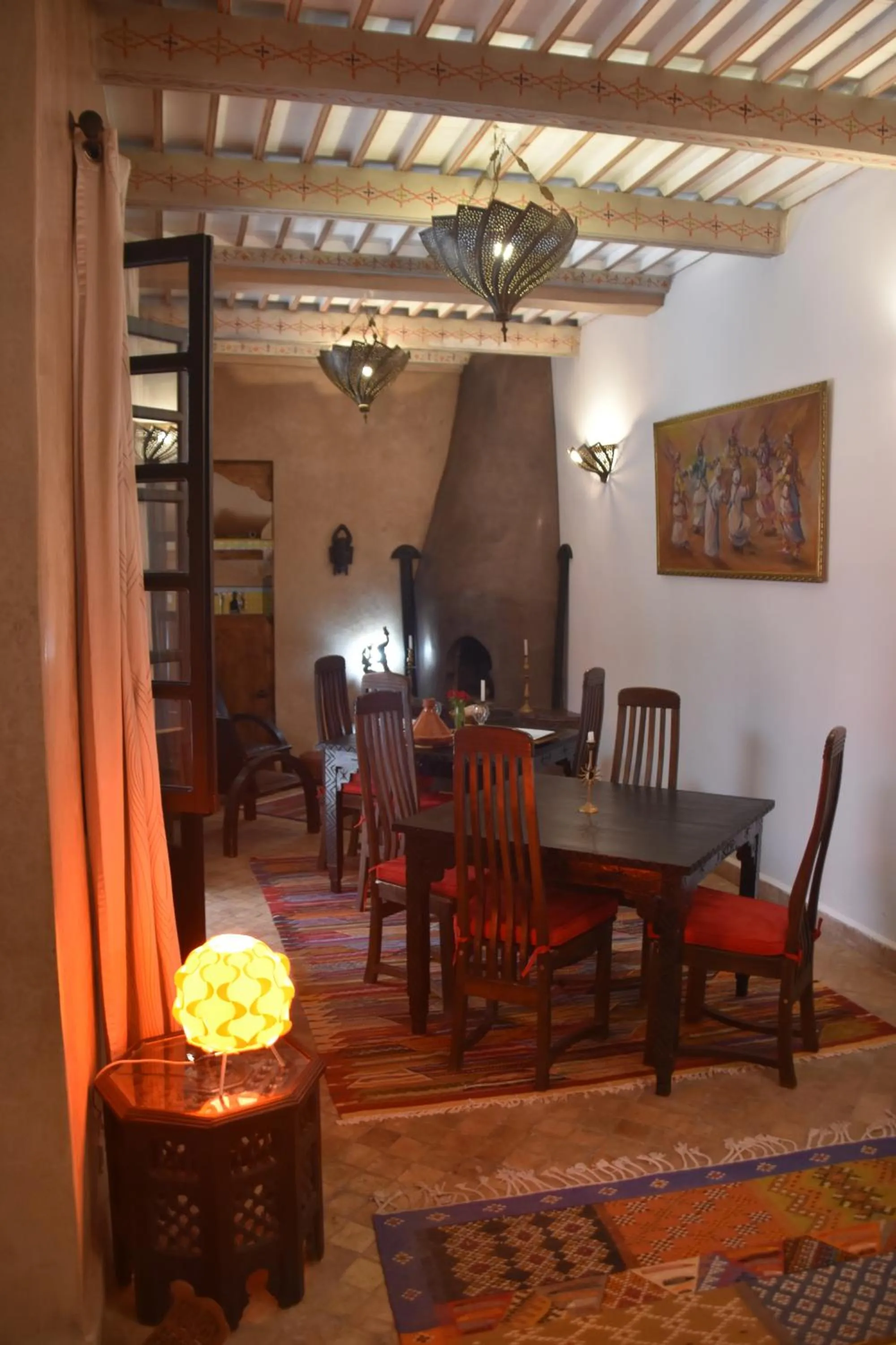 Lounge or bar in RIAD DAR ASSALAMA Terrasse Vue Mer