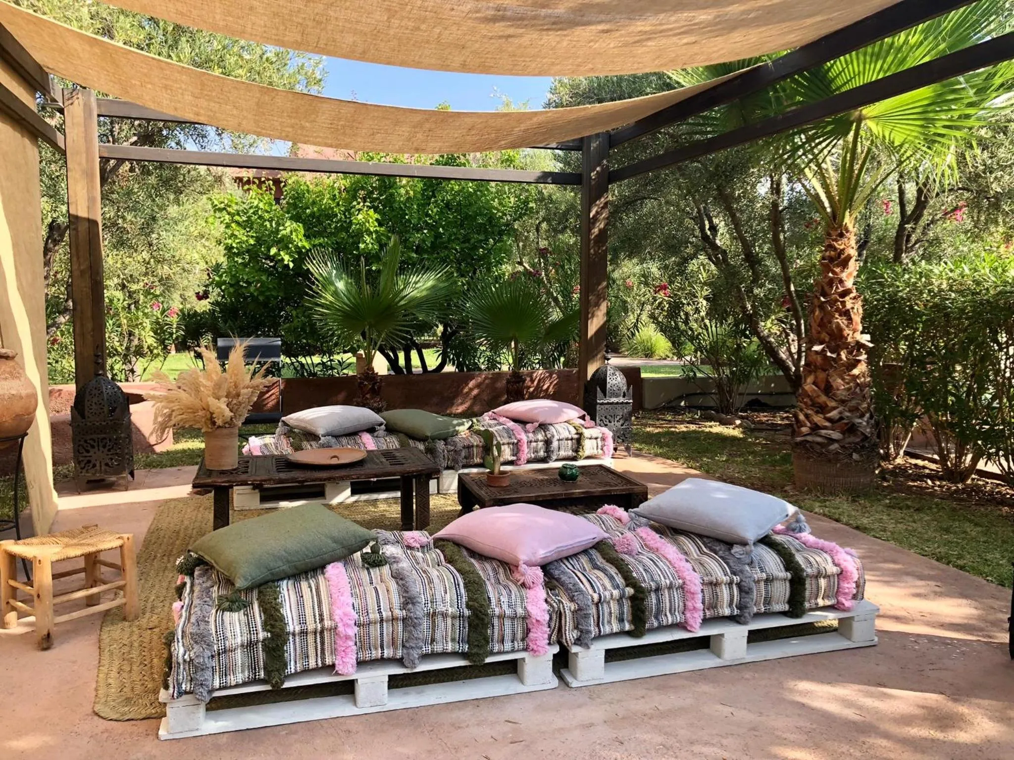 Garden, Bed in Domaine de Tameslohte