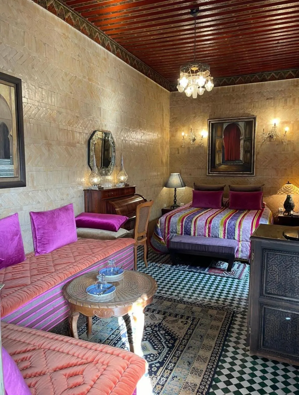 Bed in Dar Tazi - Medina View