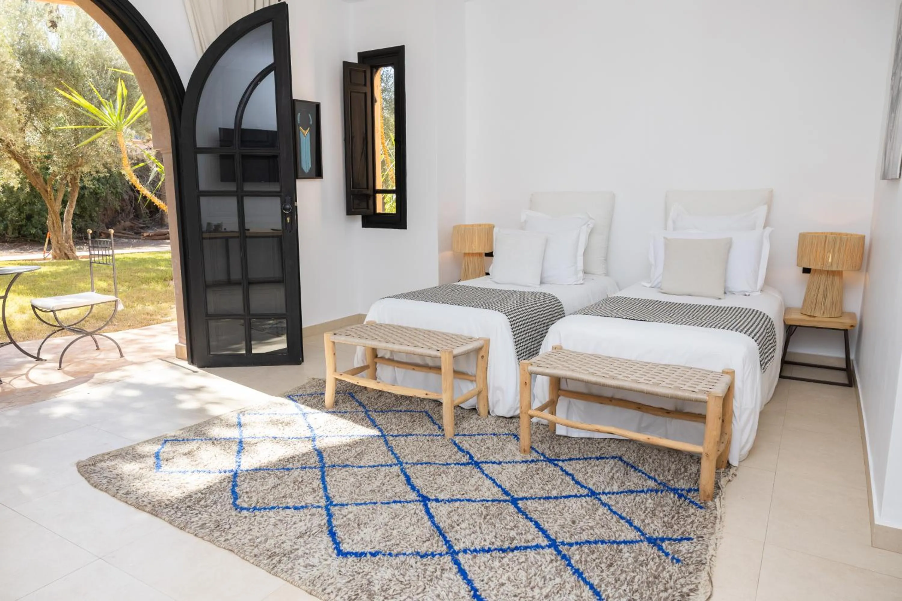 Bed in Villa Al Assala Palmeraie