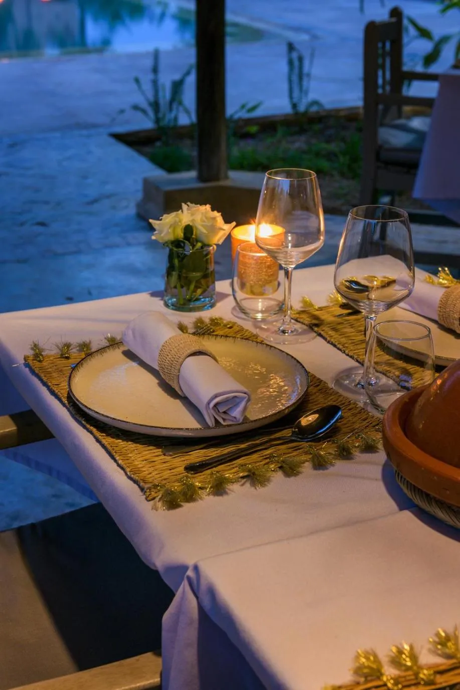 Restaurant/places to eat in Villa Al Assala Palmeraie