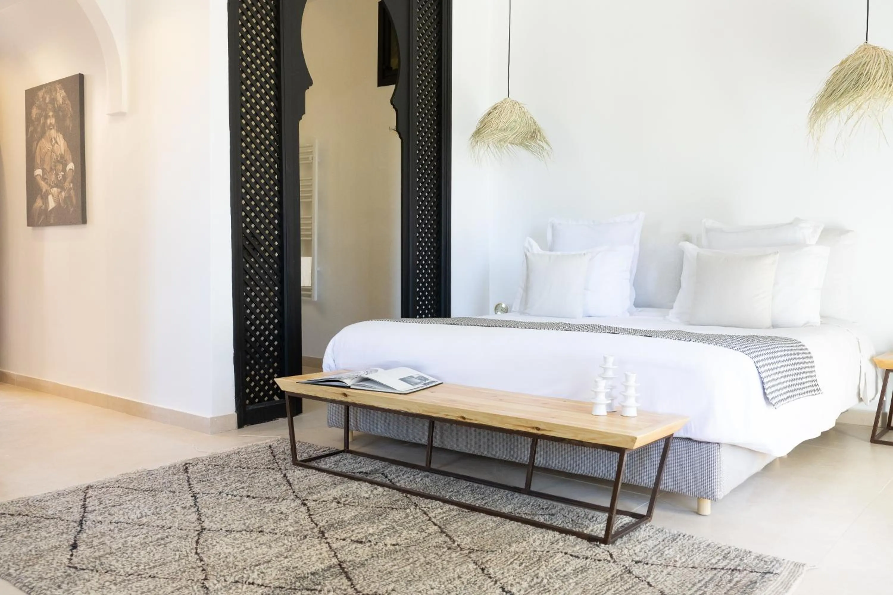 Bed in Villa Al Assala Palmeraie