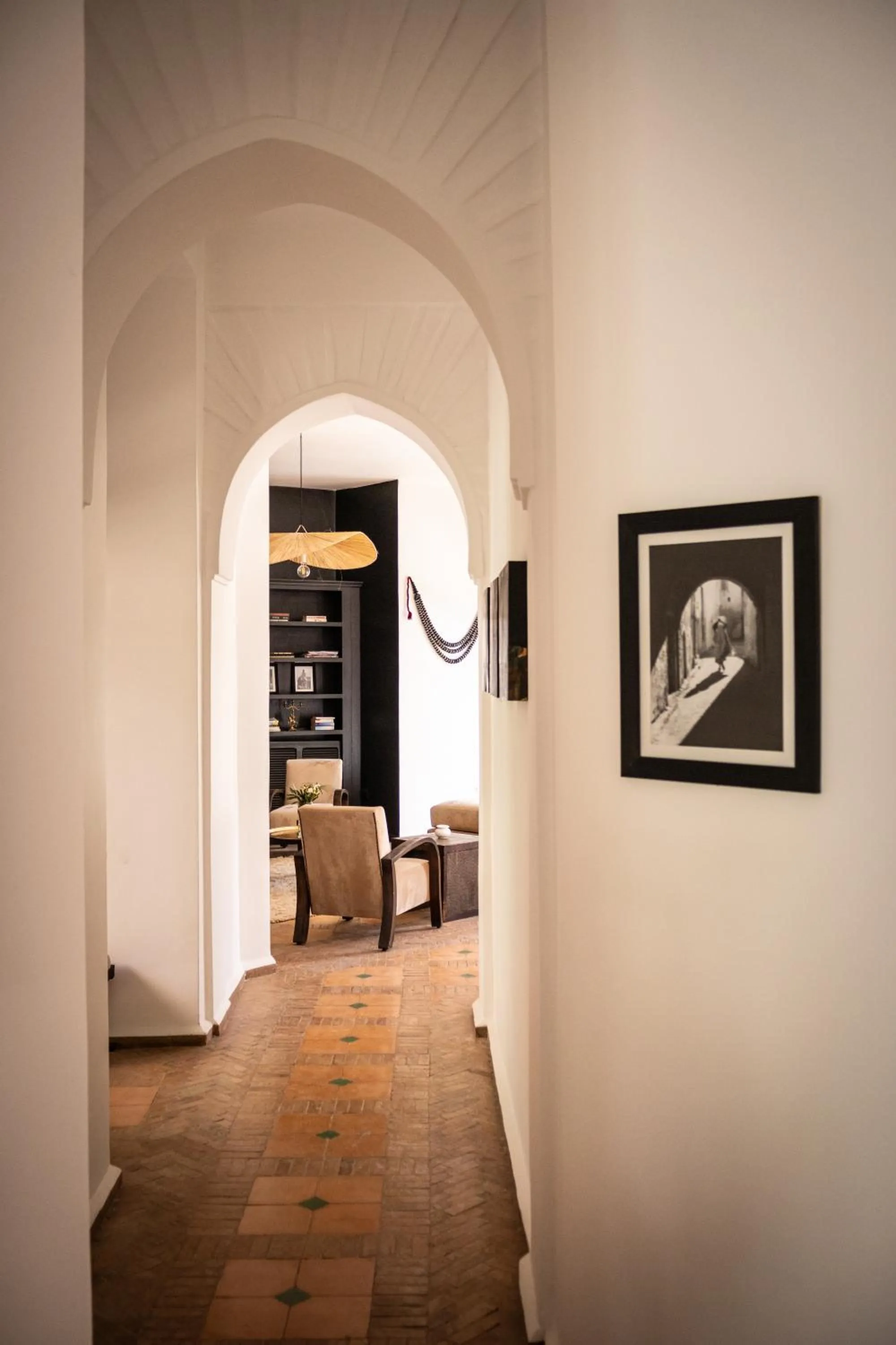 Library in Villa Al Assala Palmeraie