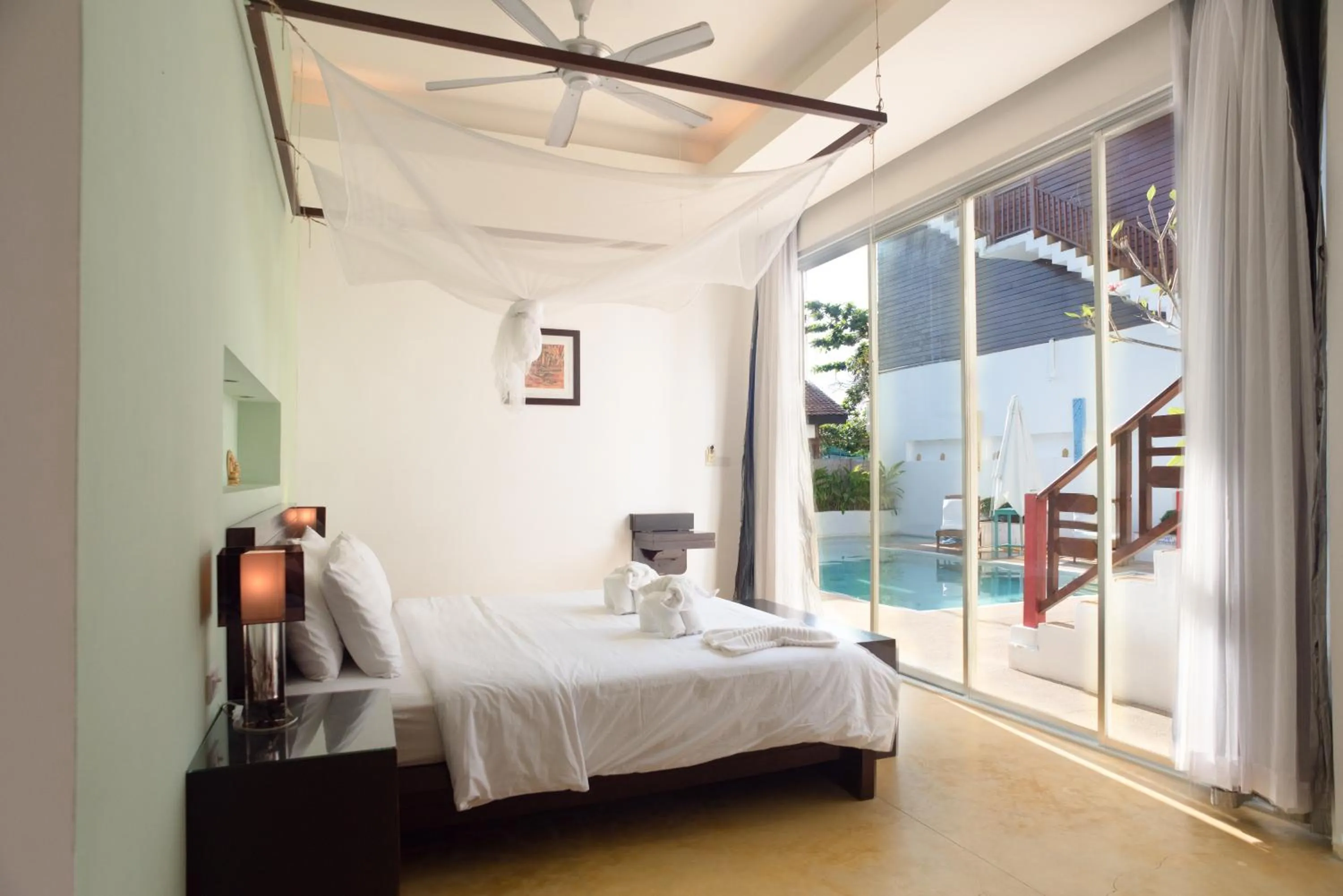 Bed in Mandalai Hotel