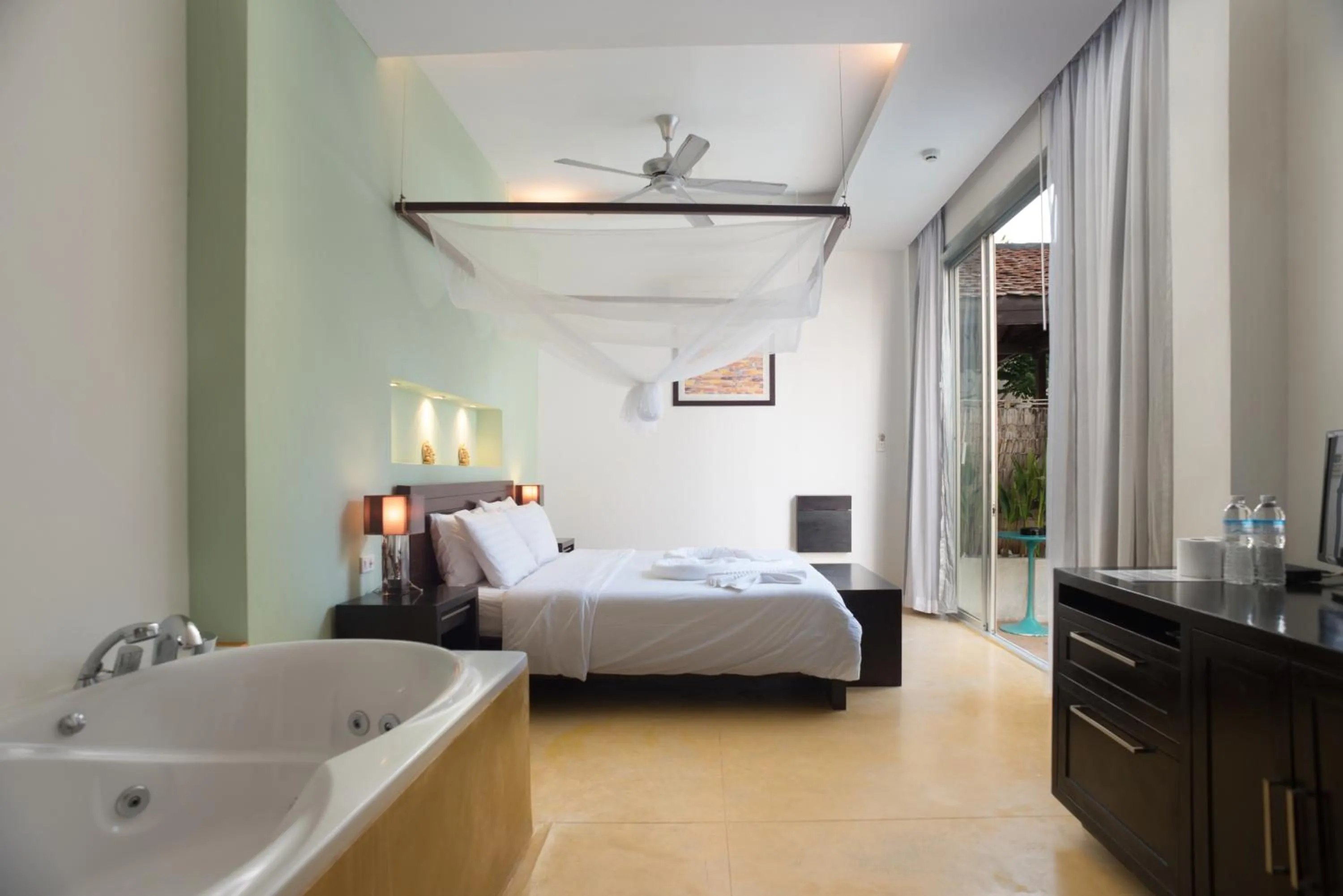 Bed in Mandalai Hotel