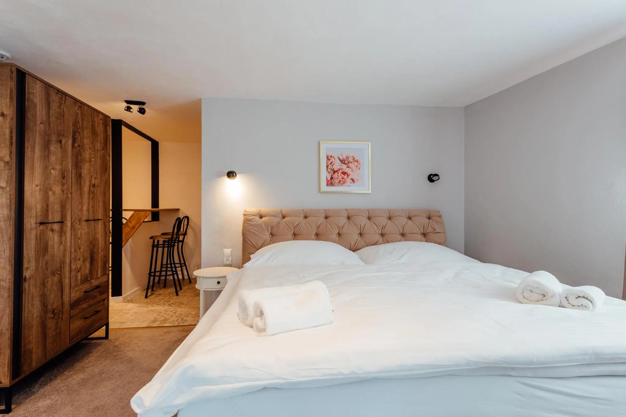 Photo of the whole room, Bed in Botanický dvor