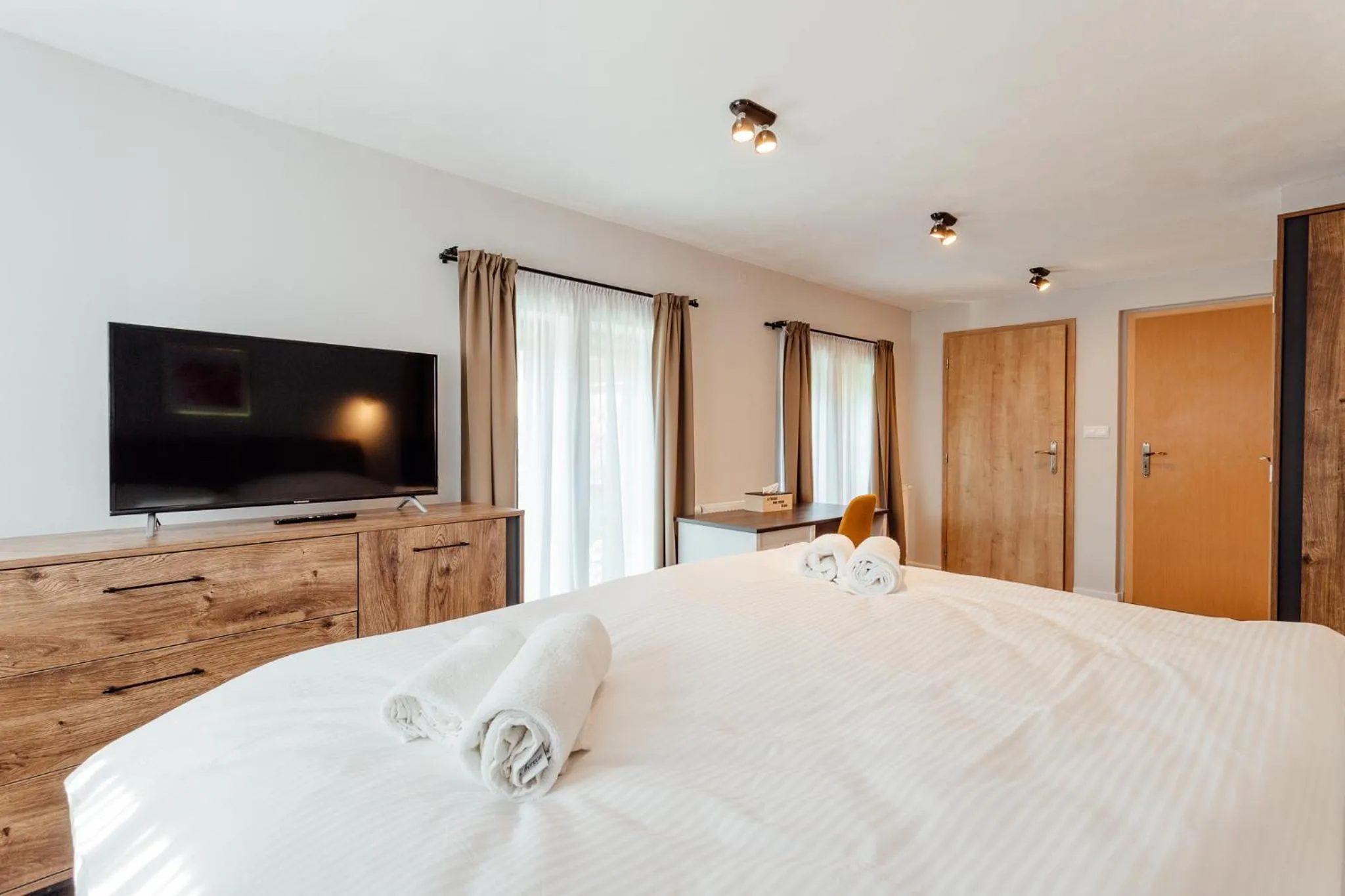 Bedroom, Bed in Botanický dvor