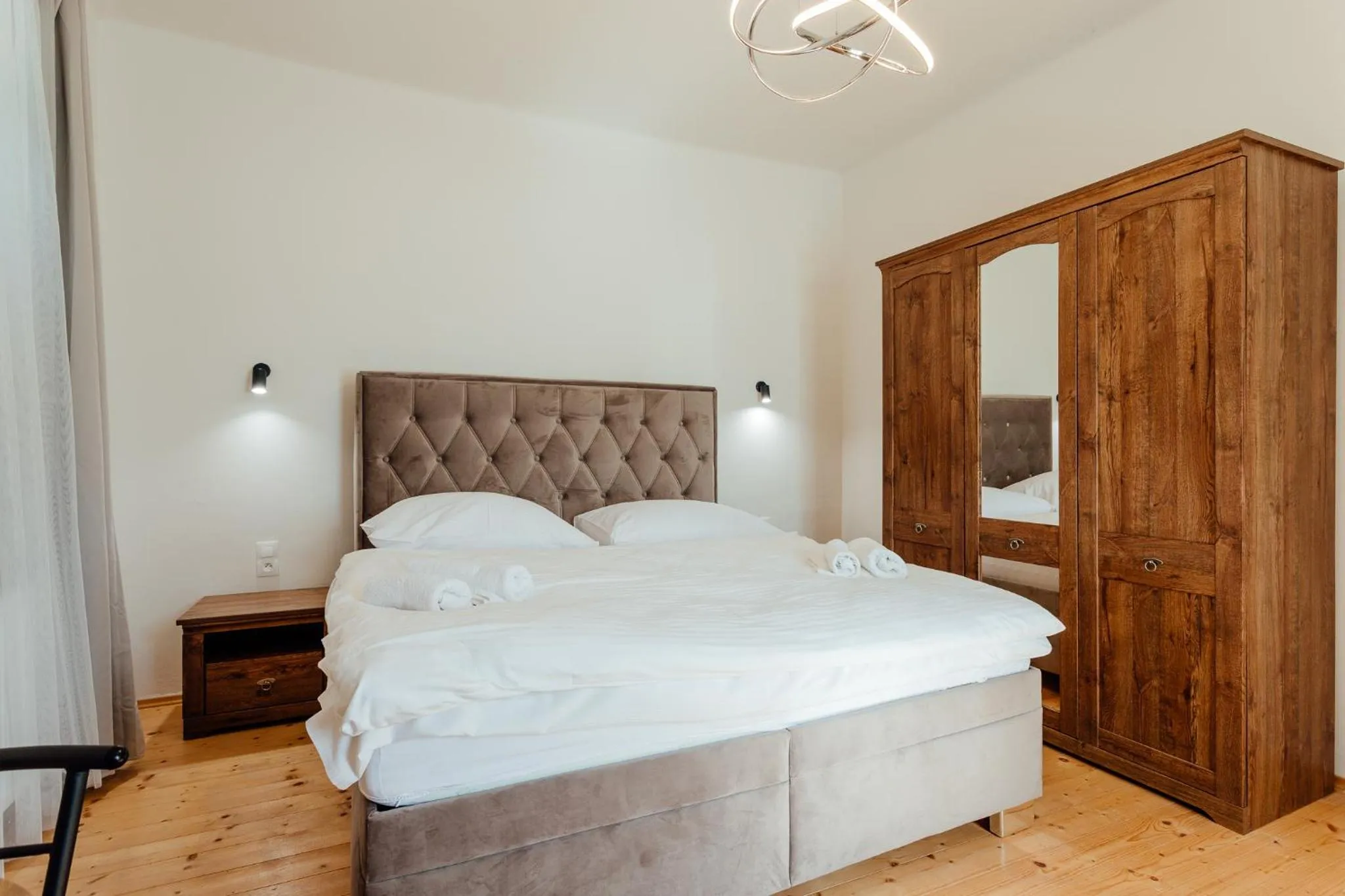 Photo of the whole room, Bed in Botanický dvor