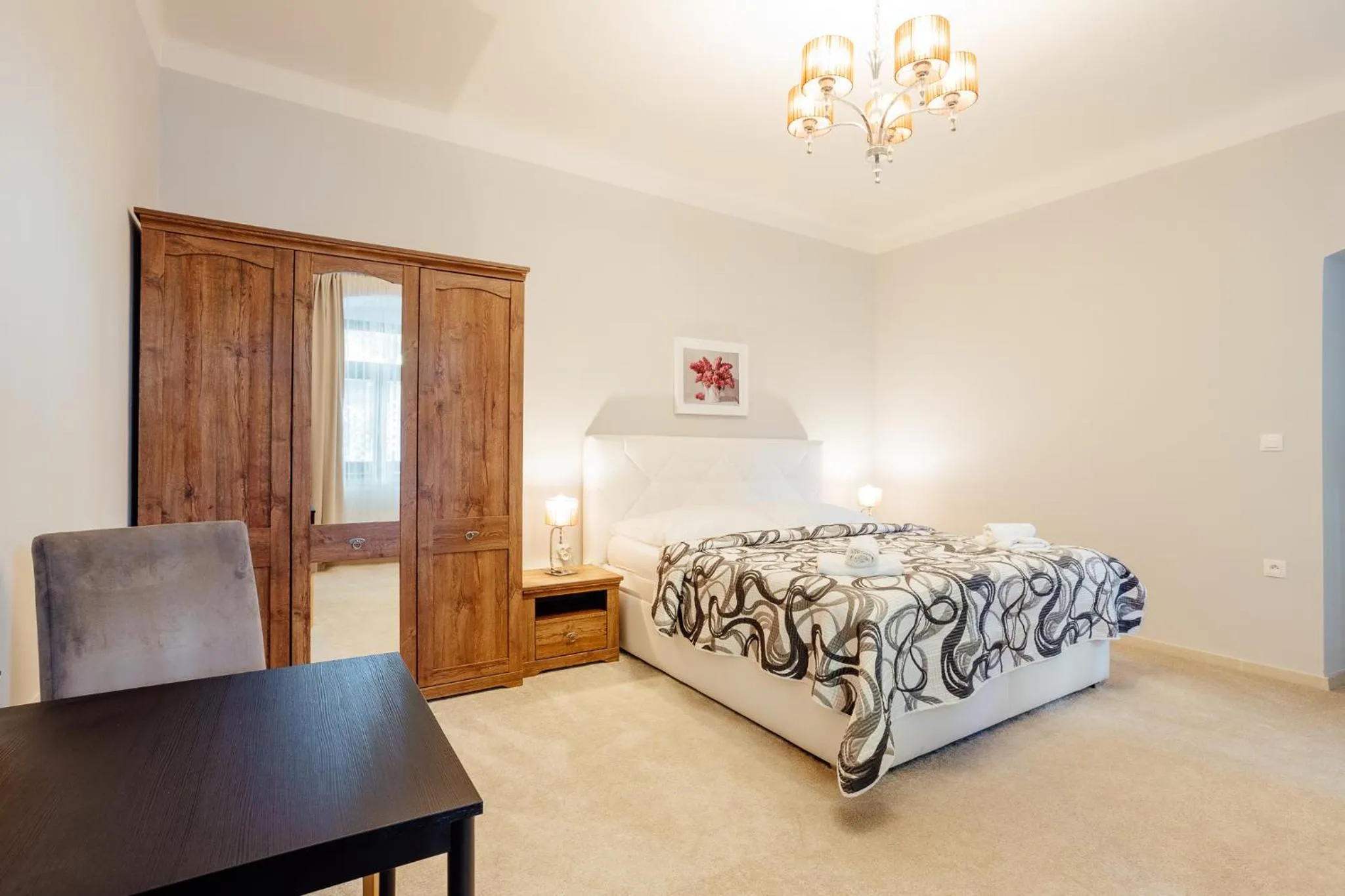 Photo of the whole room, Bed in Botanický dvor