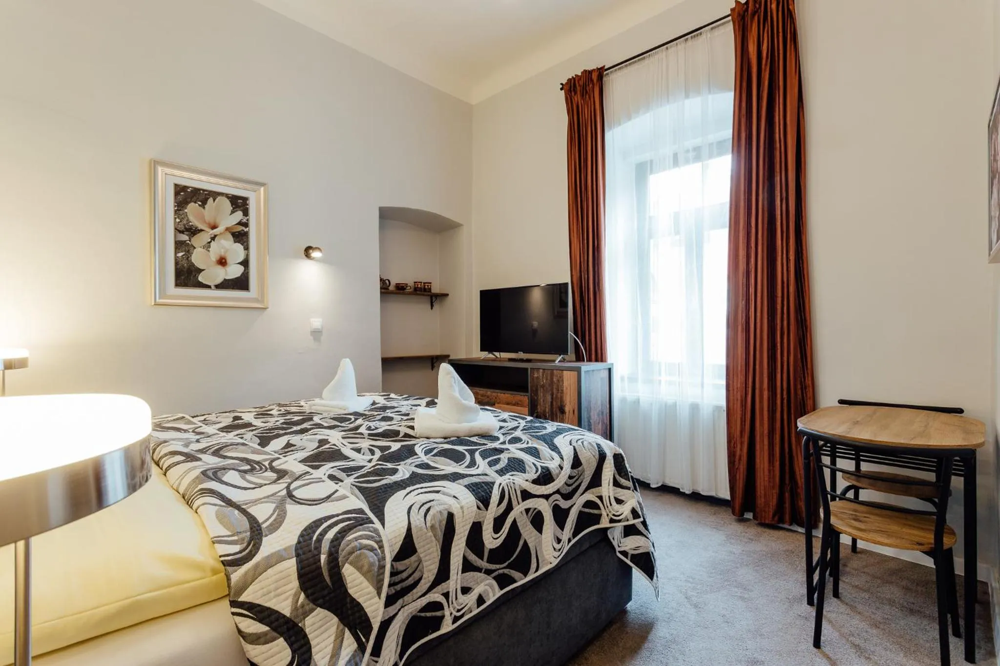 Photo of the whole room, Bed in Botanický dvor
