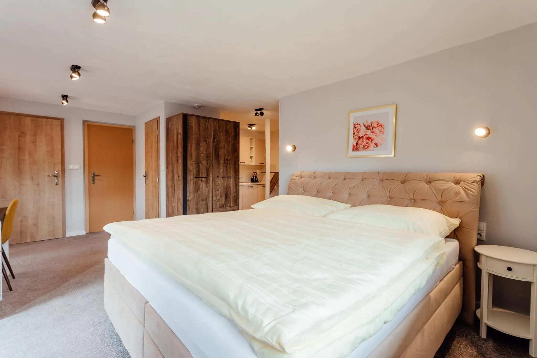 Photo of the whole room, Bed in Botanický dvor