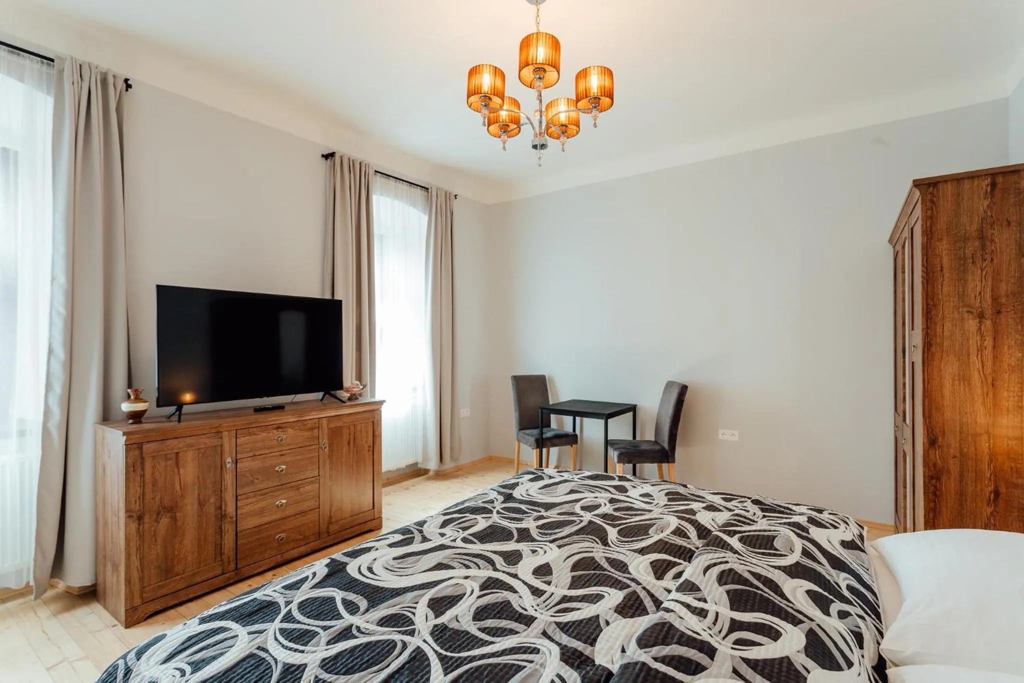 Photo of the whole room, Bed in Botanický dvor