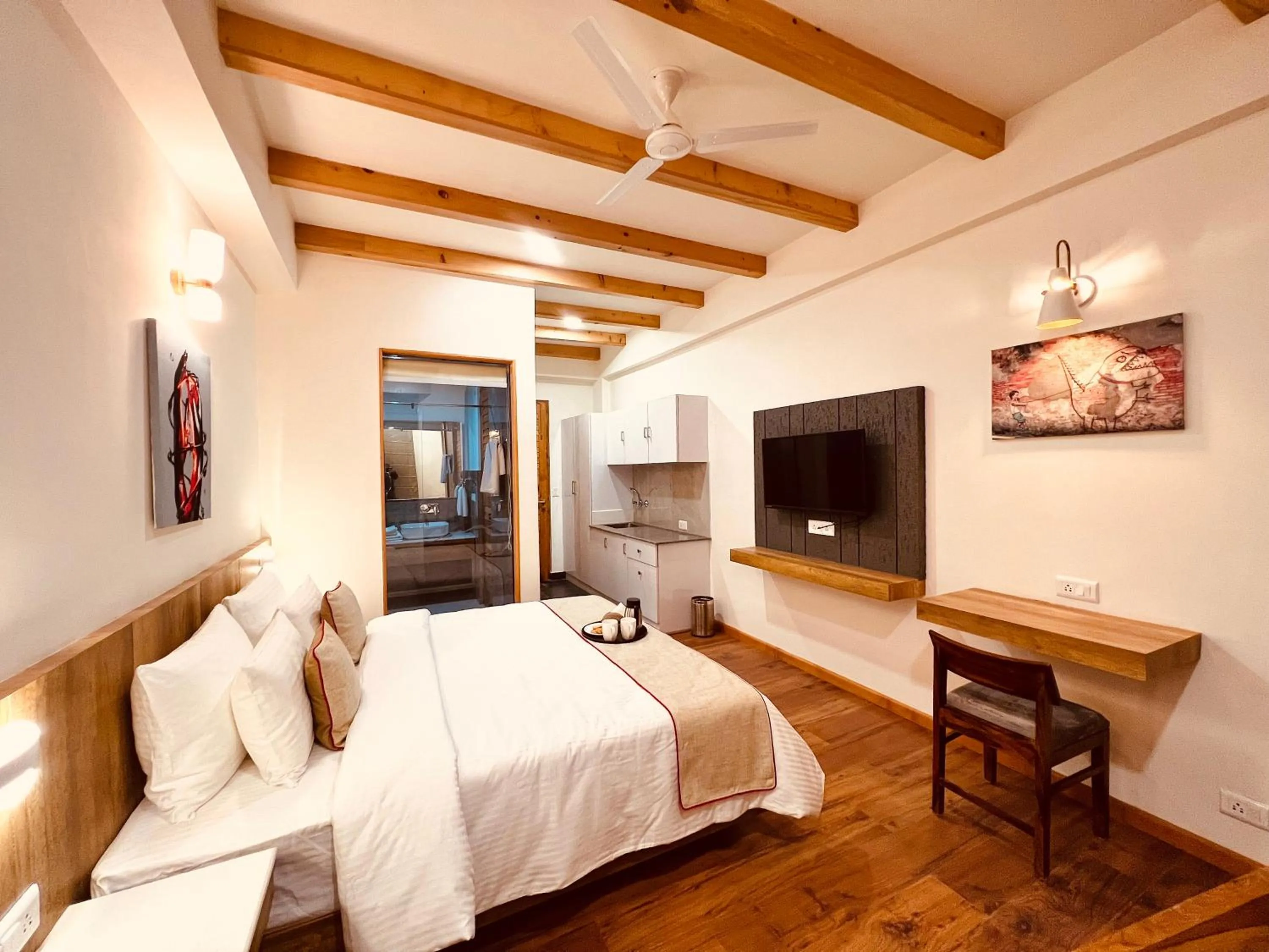 Bed in Yaato Retreat