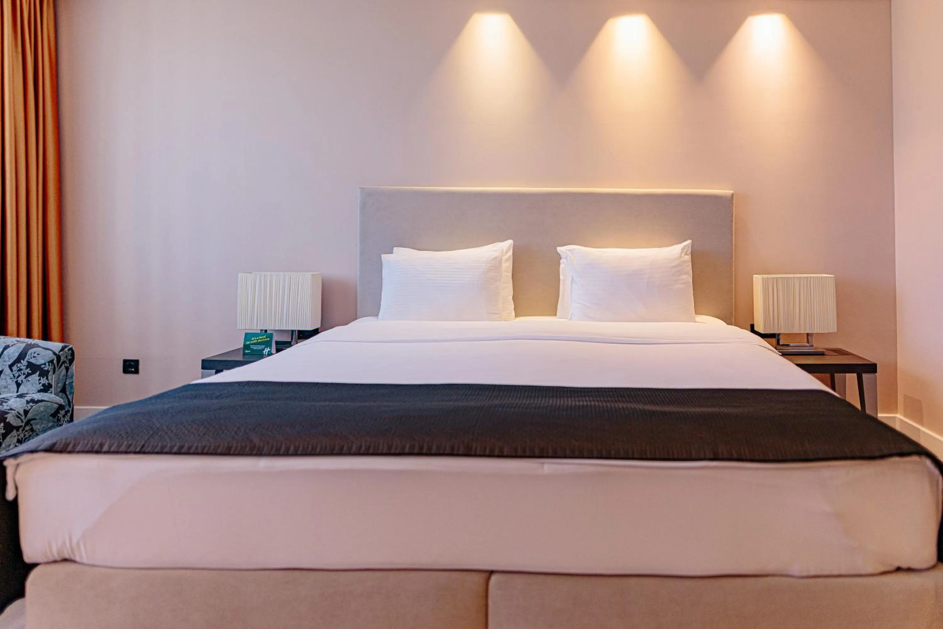 Bed in Holiday Inn Belgrade, an IHG Hotel