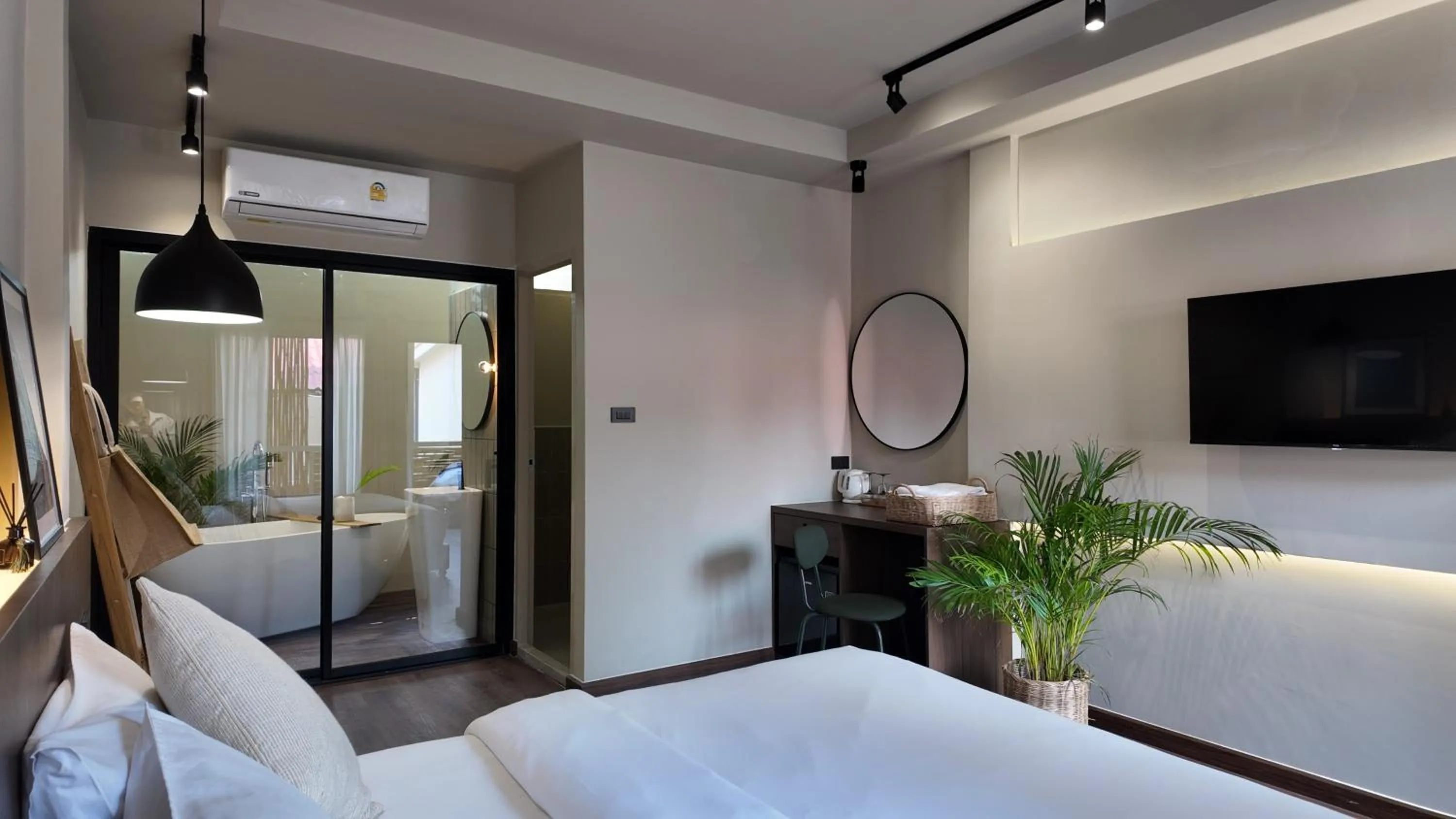 Bed in Suncloud Hotel Koh Samet