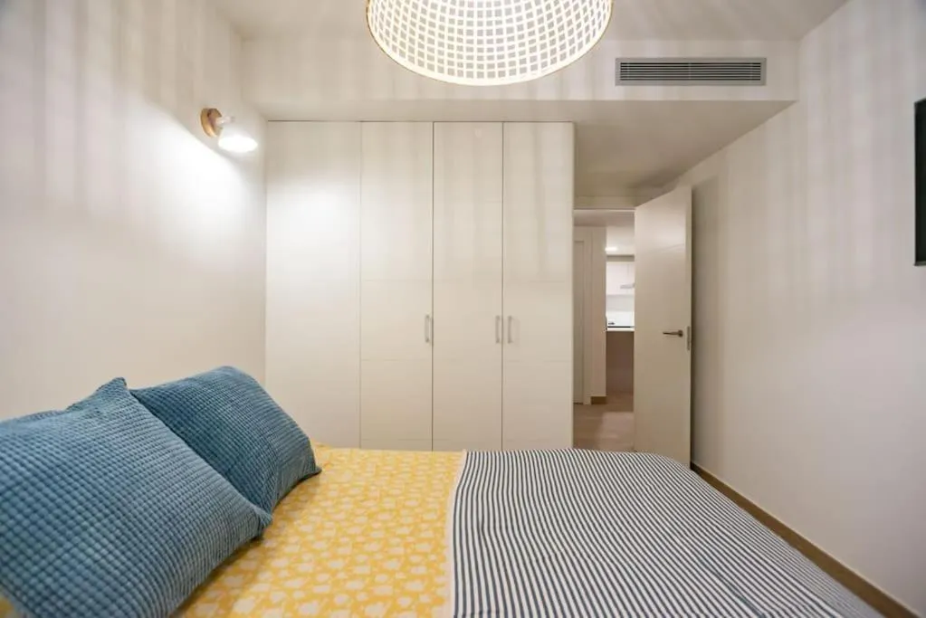 Bed in Gran piso en Puerto deportivo Marina Palamós IDEAL FAMILIAS