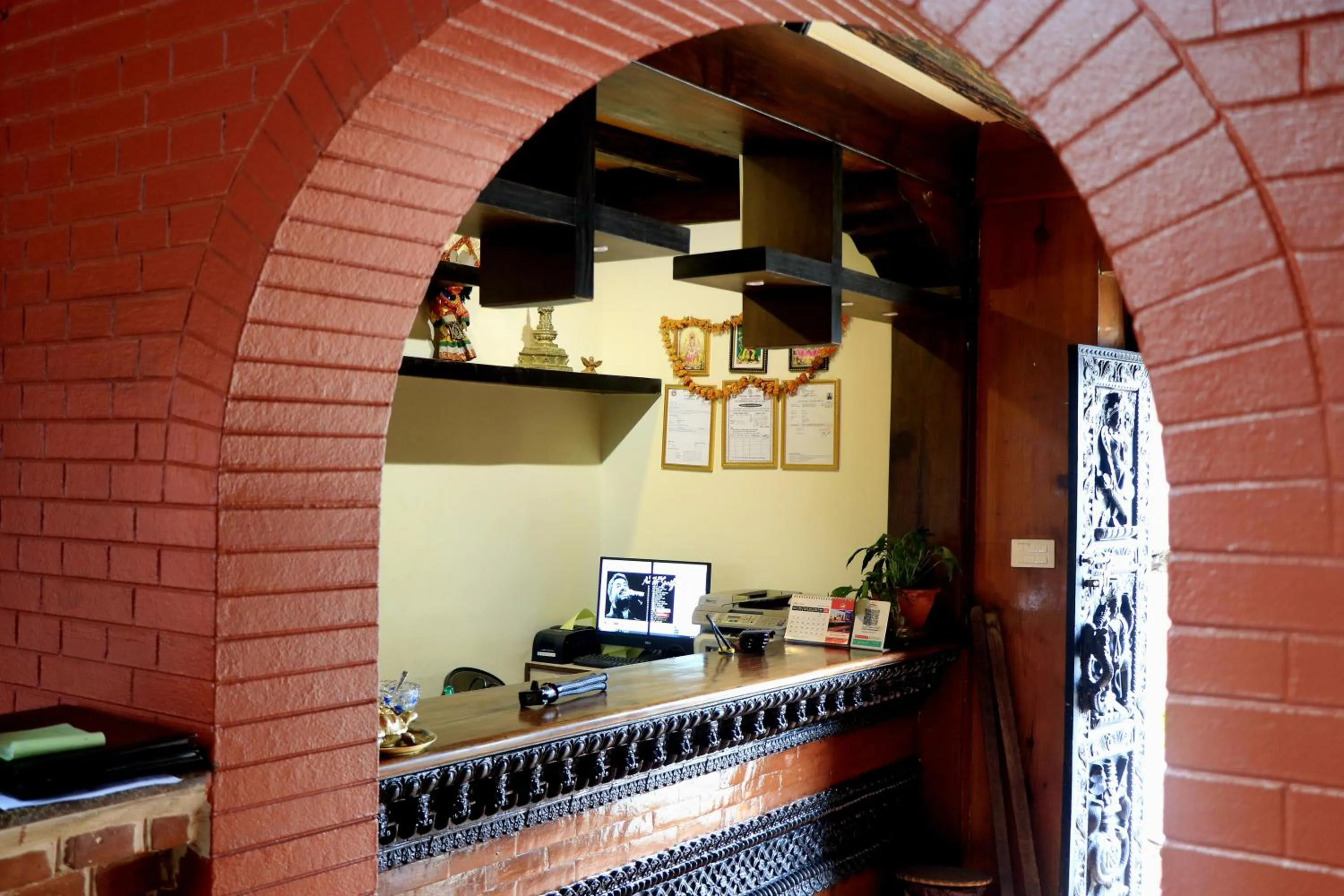 Lobby or reception in Hotel Garuda