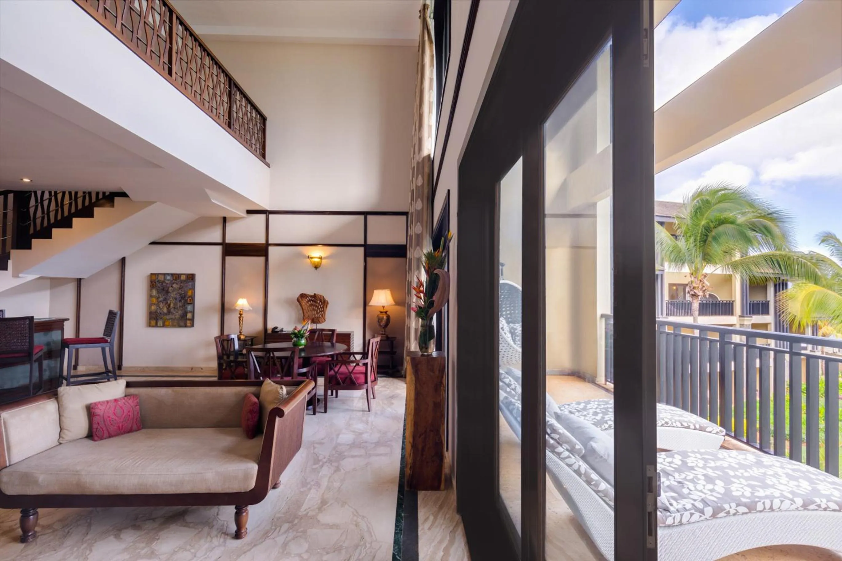 Balcony/Terrace in InterContinental Mauritius Resort Balaclava Fort by IHG