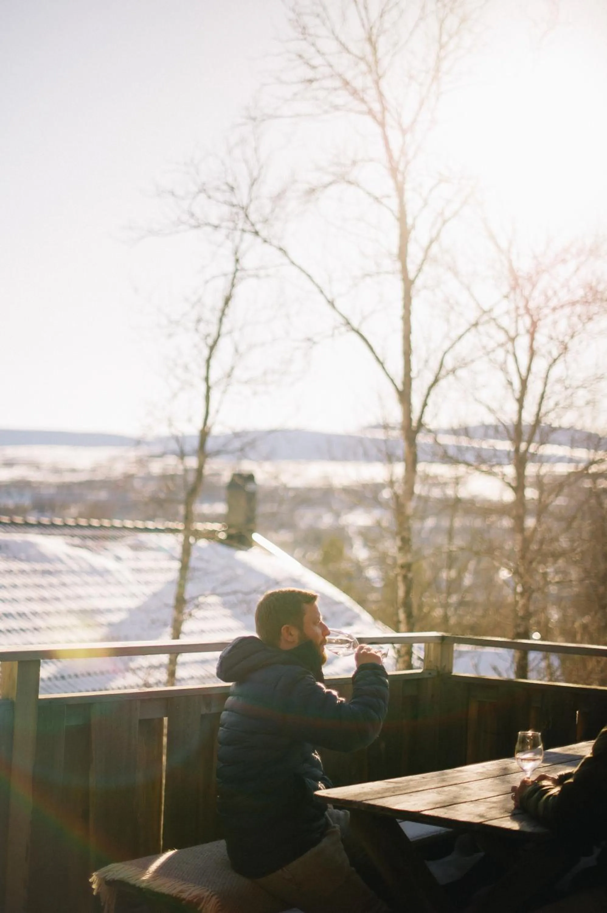 Natural landscape in Fjällfrid stugby