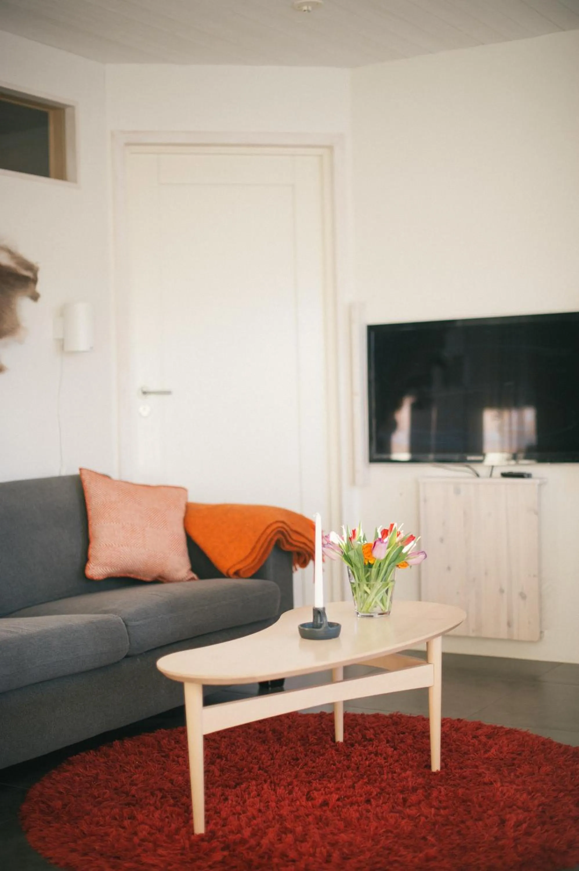 Living room in Fjällfrid stugby