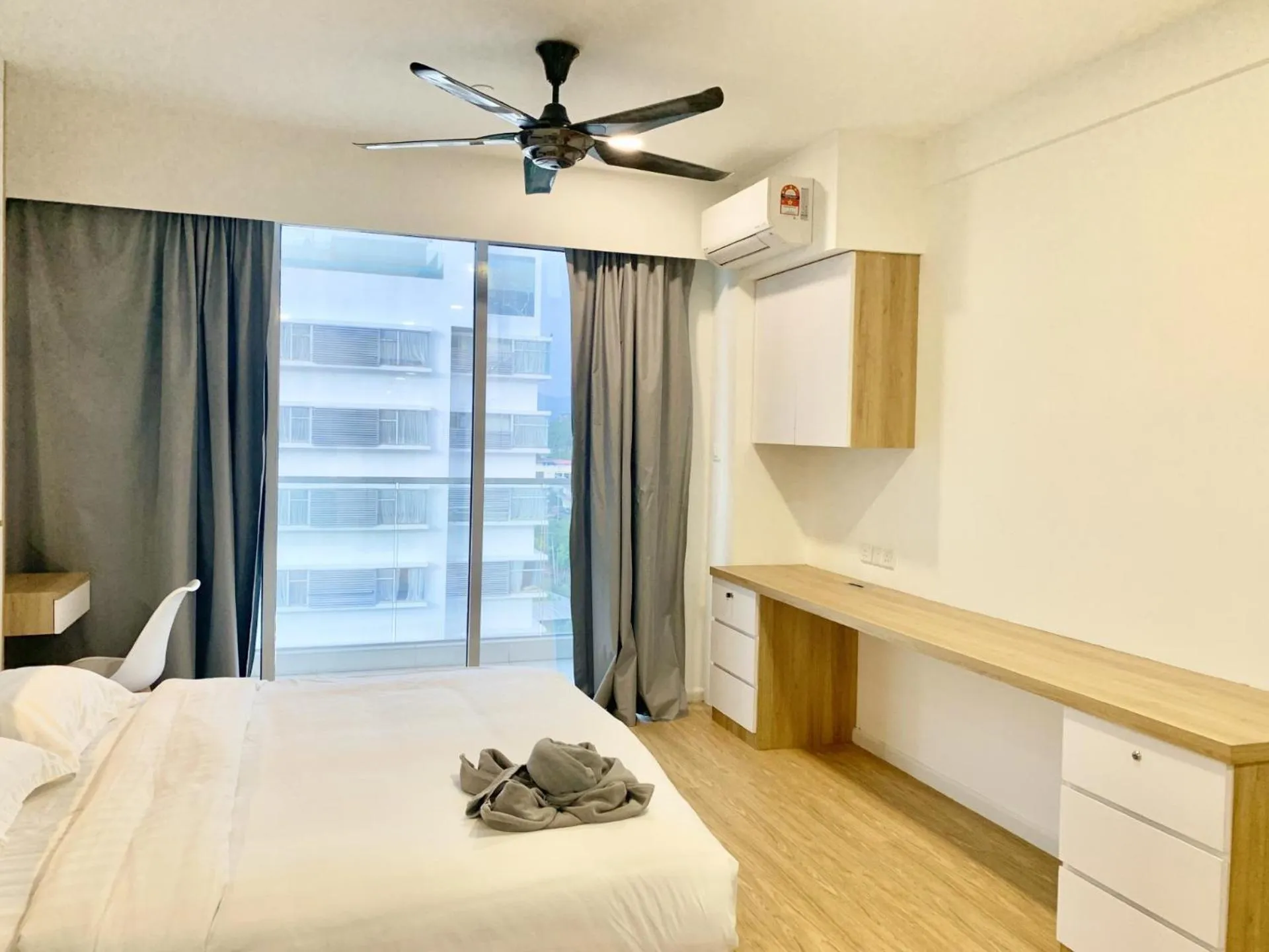 Bedroom, Bed in Deco Home @ Aru Suites