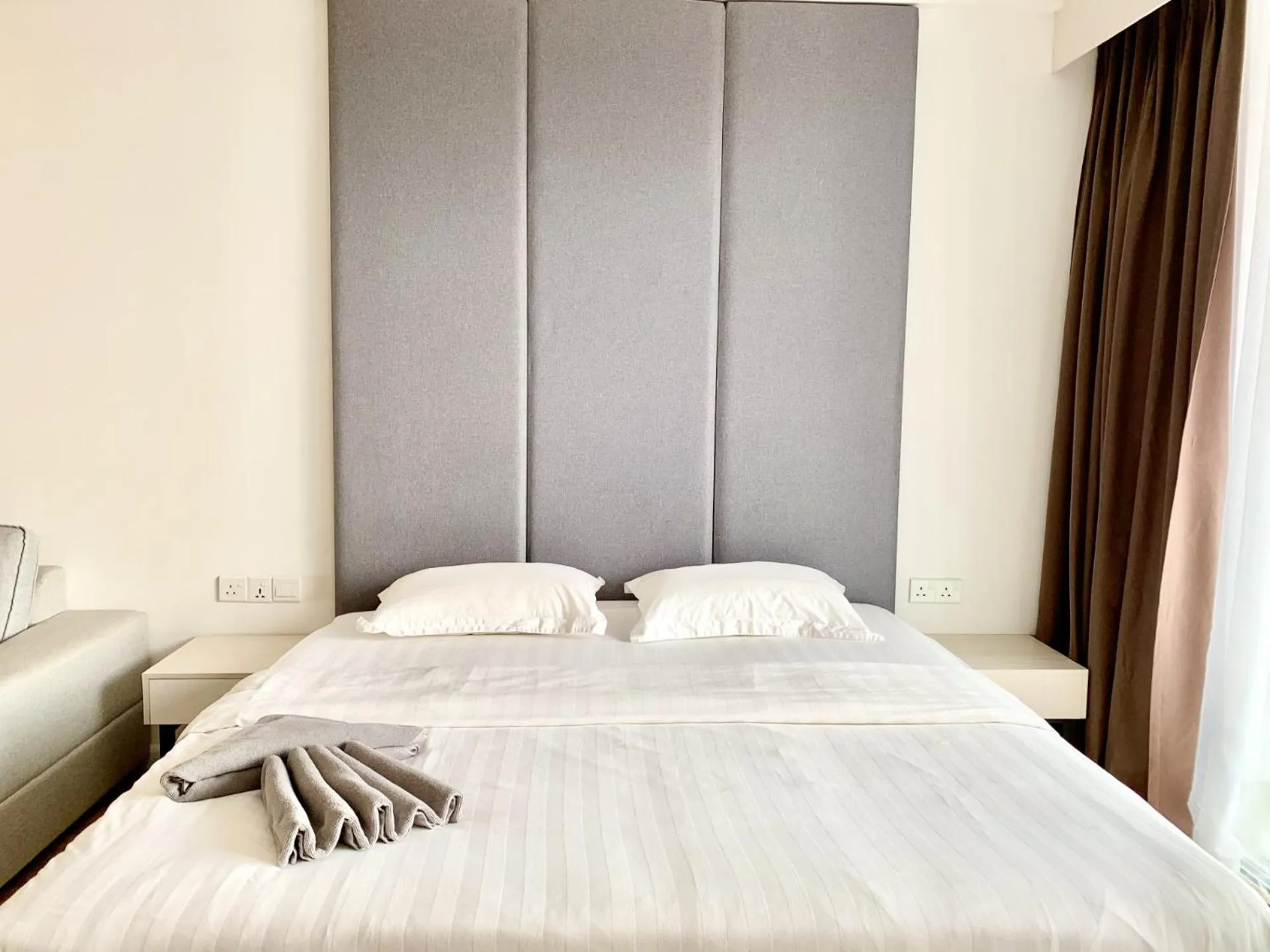 Bedroom, Bed in Deco Home @ Aru Suites