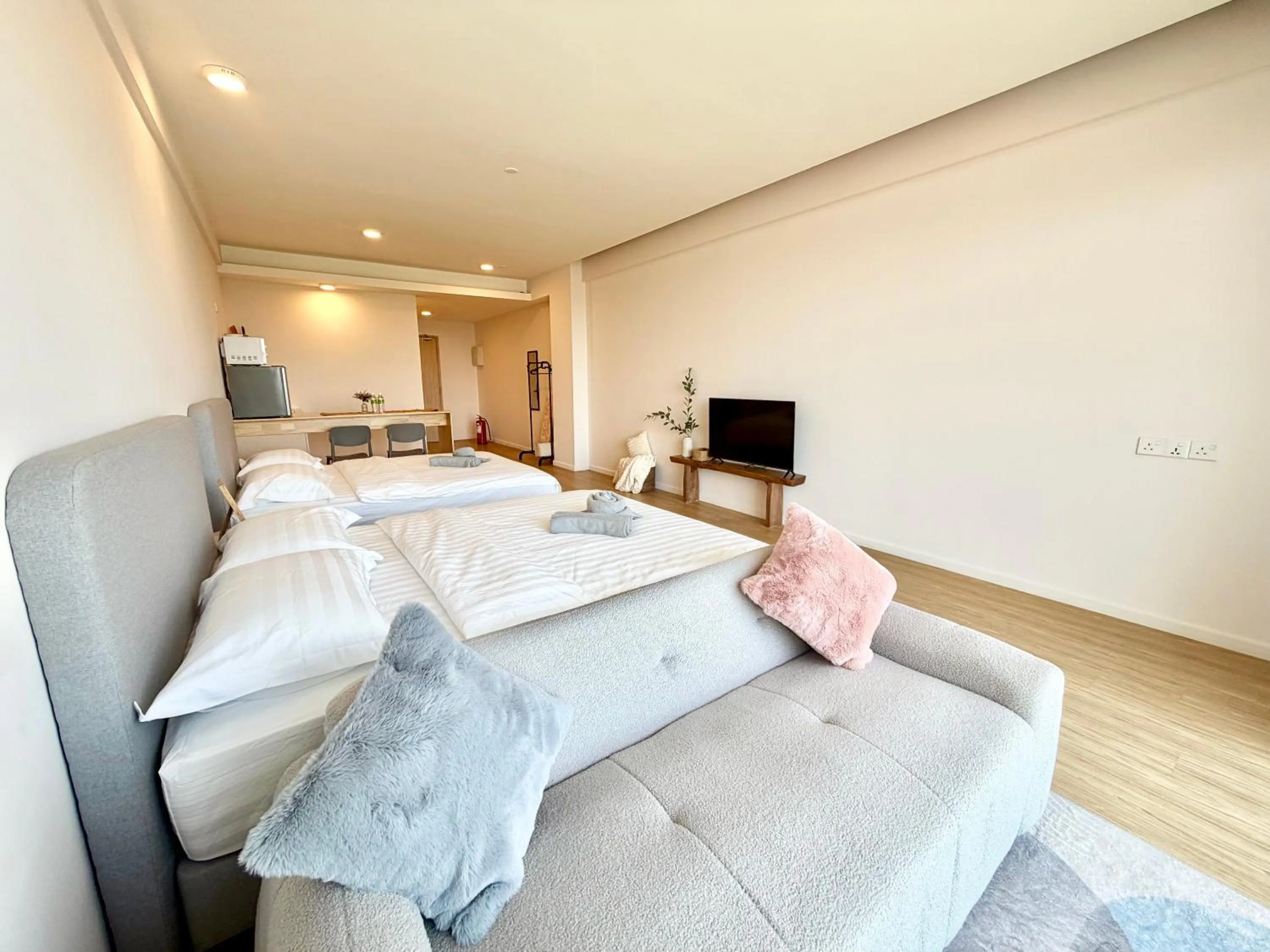 Bedroom, Bed in Deco Home @ Aru Suites