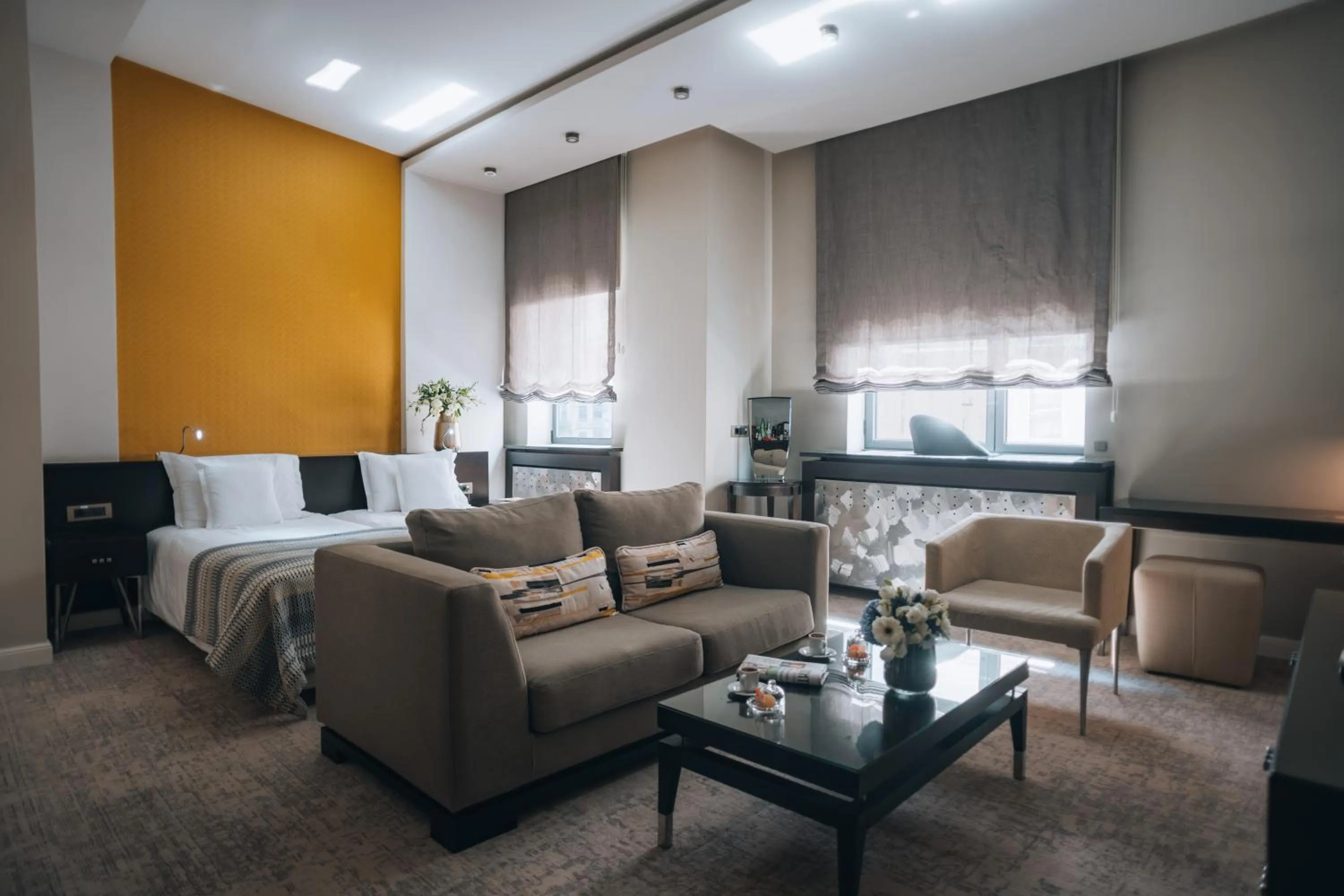 Seating area, Bed in Boutique Hotel Townhouse 27