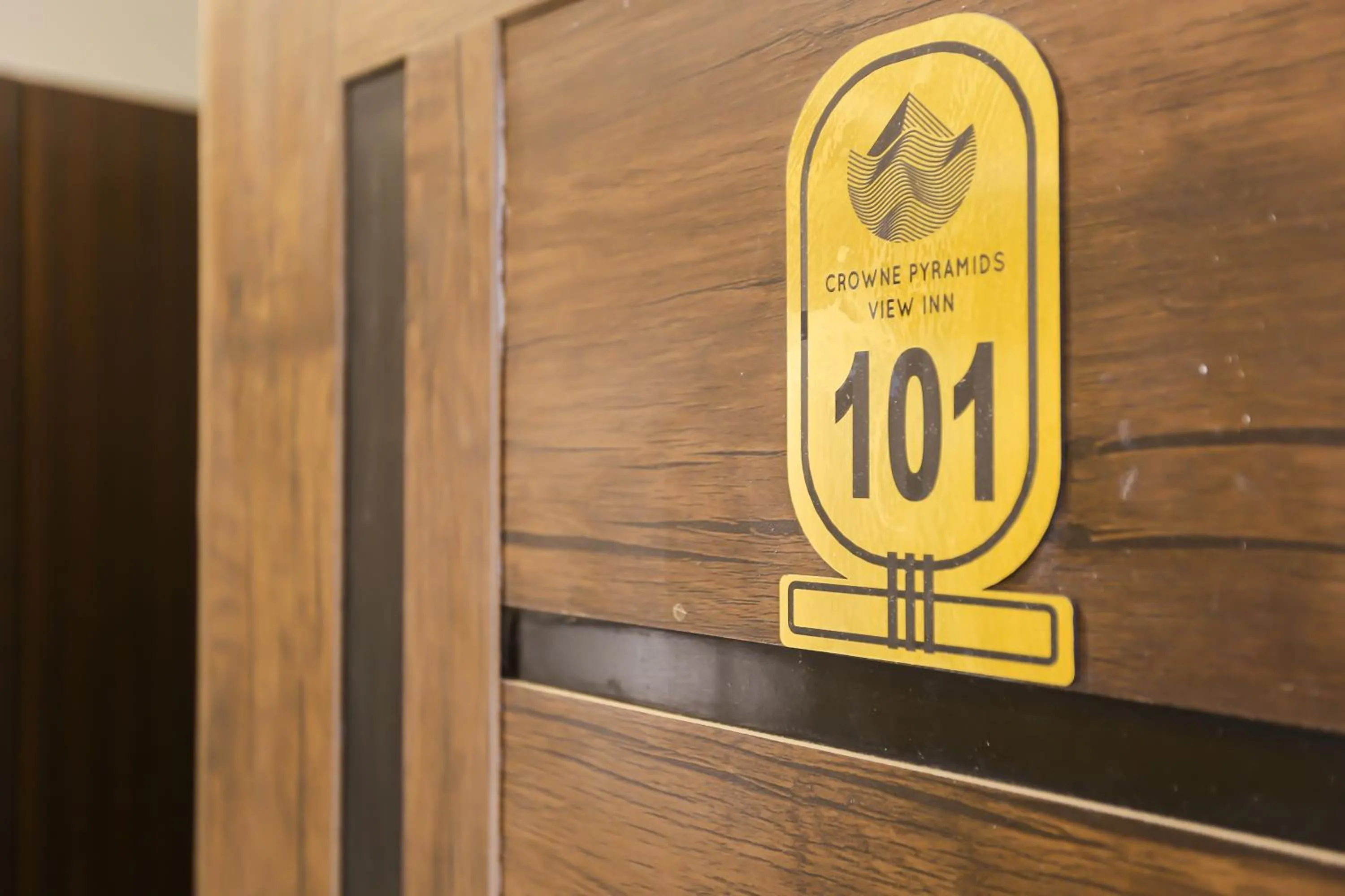 Property logo or sign in Crowne Pyramids View inn