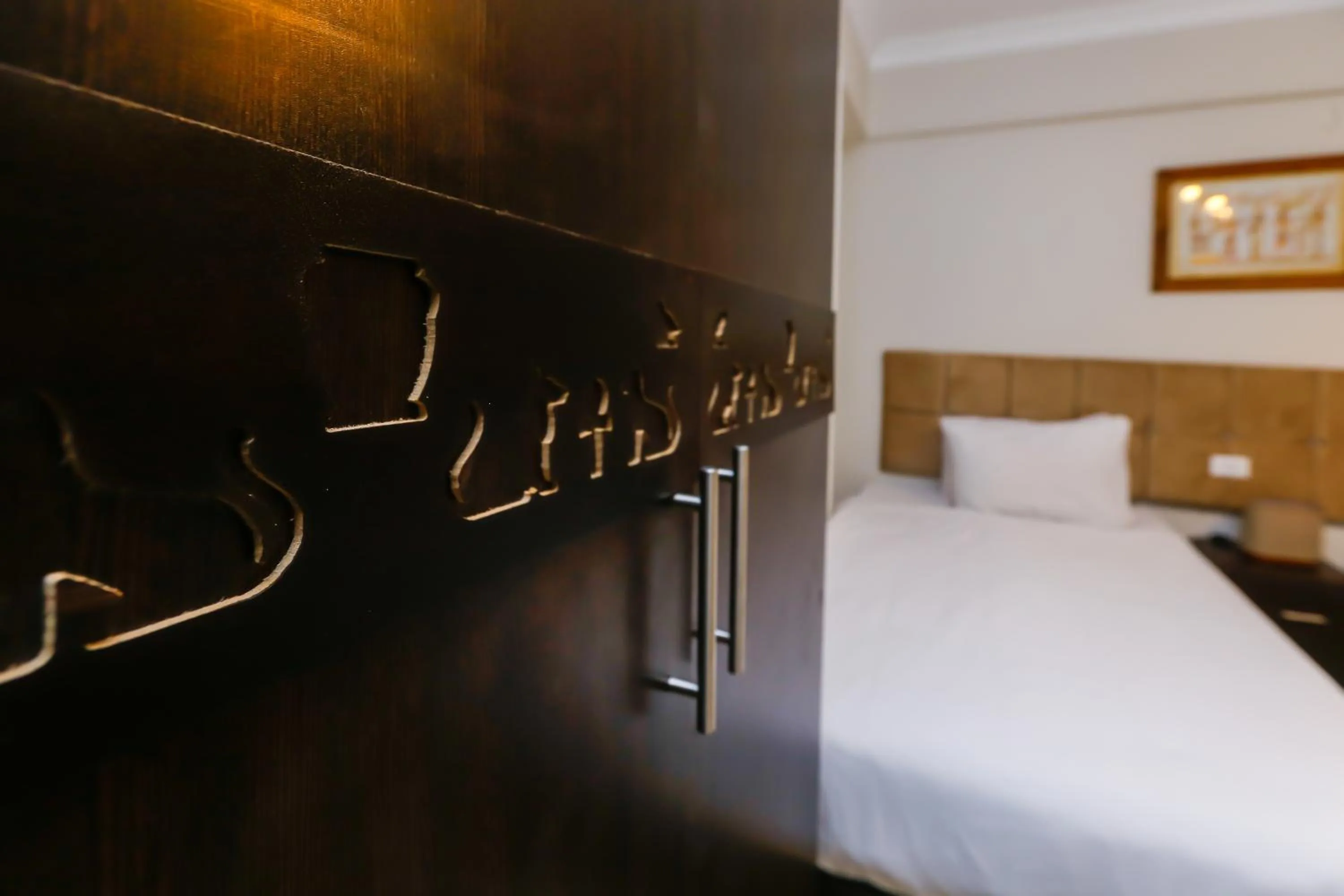 Bed in Crowne Pyramids View inn