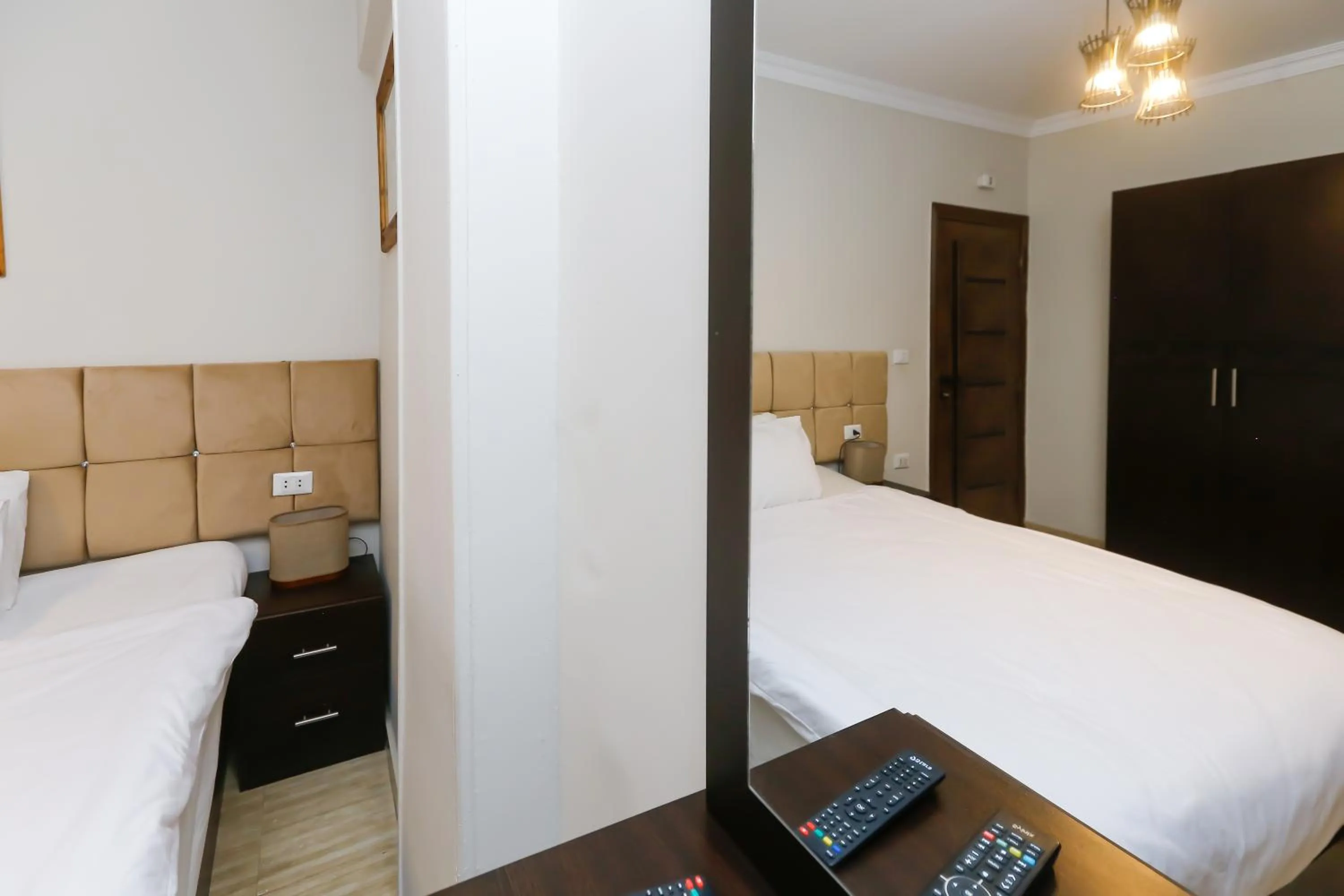 Bed in Crowne Pyramids View inn