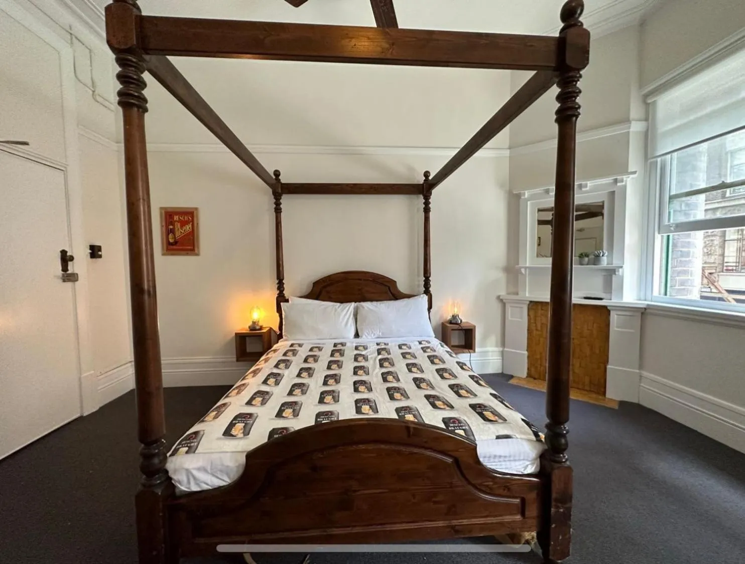 Bed in The Resch House