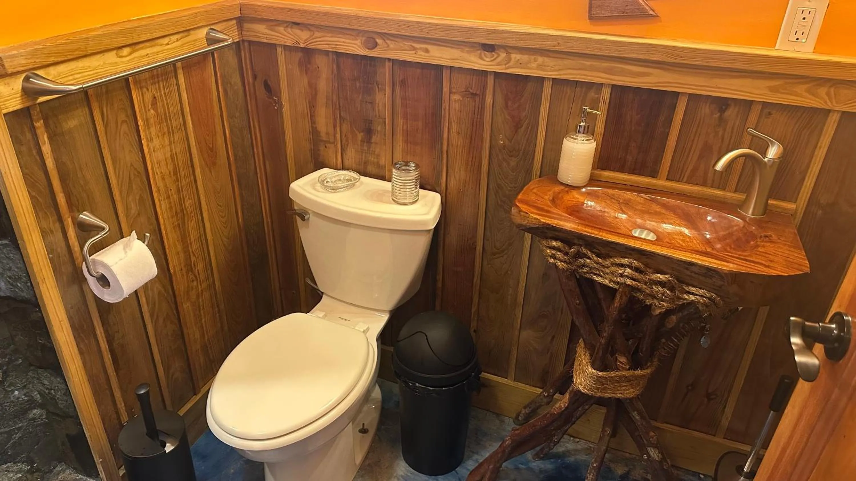 Toilet in Howler Landing Vacation Rental