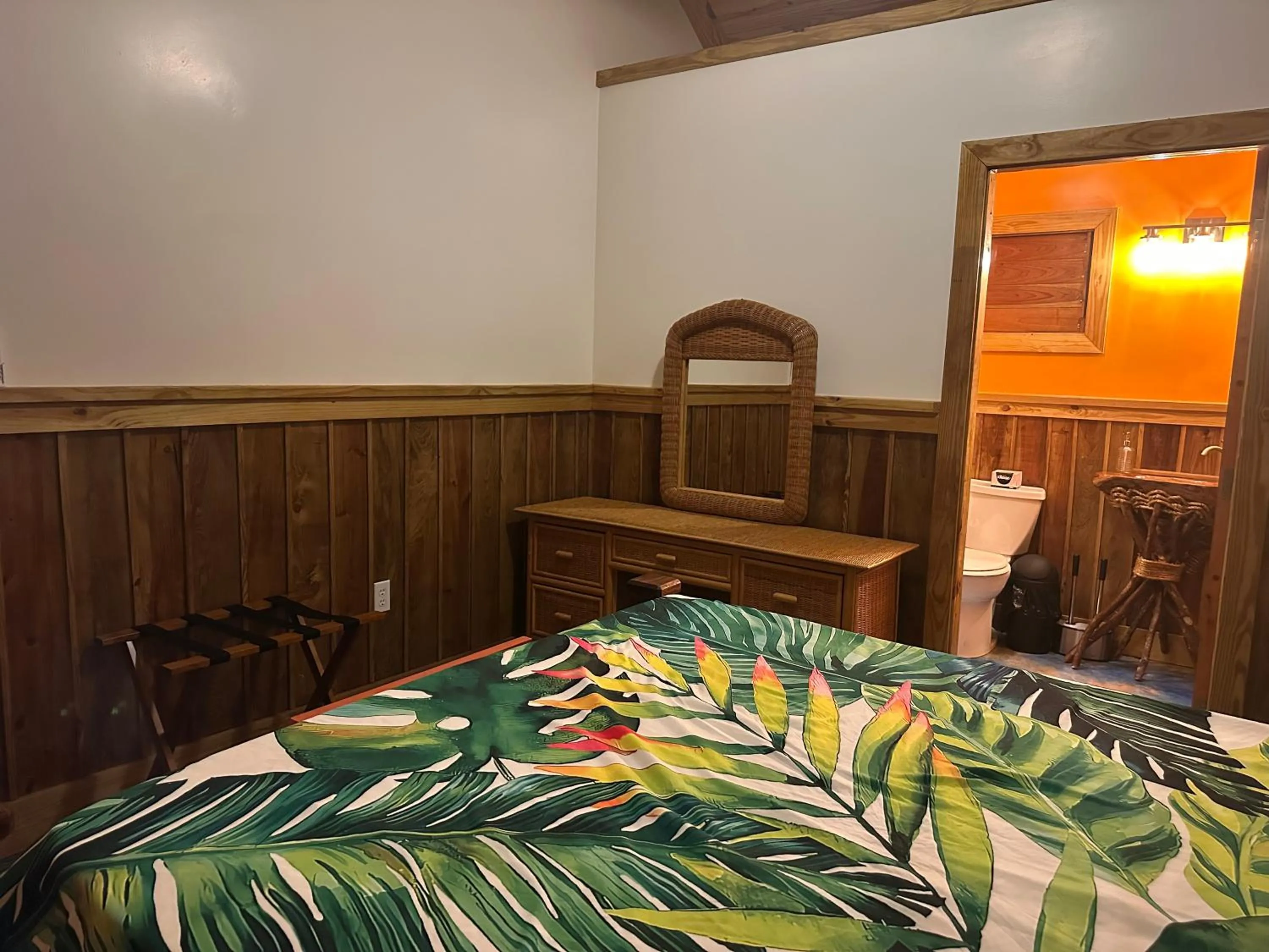 Bed in Howler Landing Vacation Rental