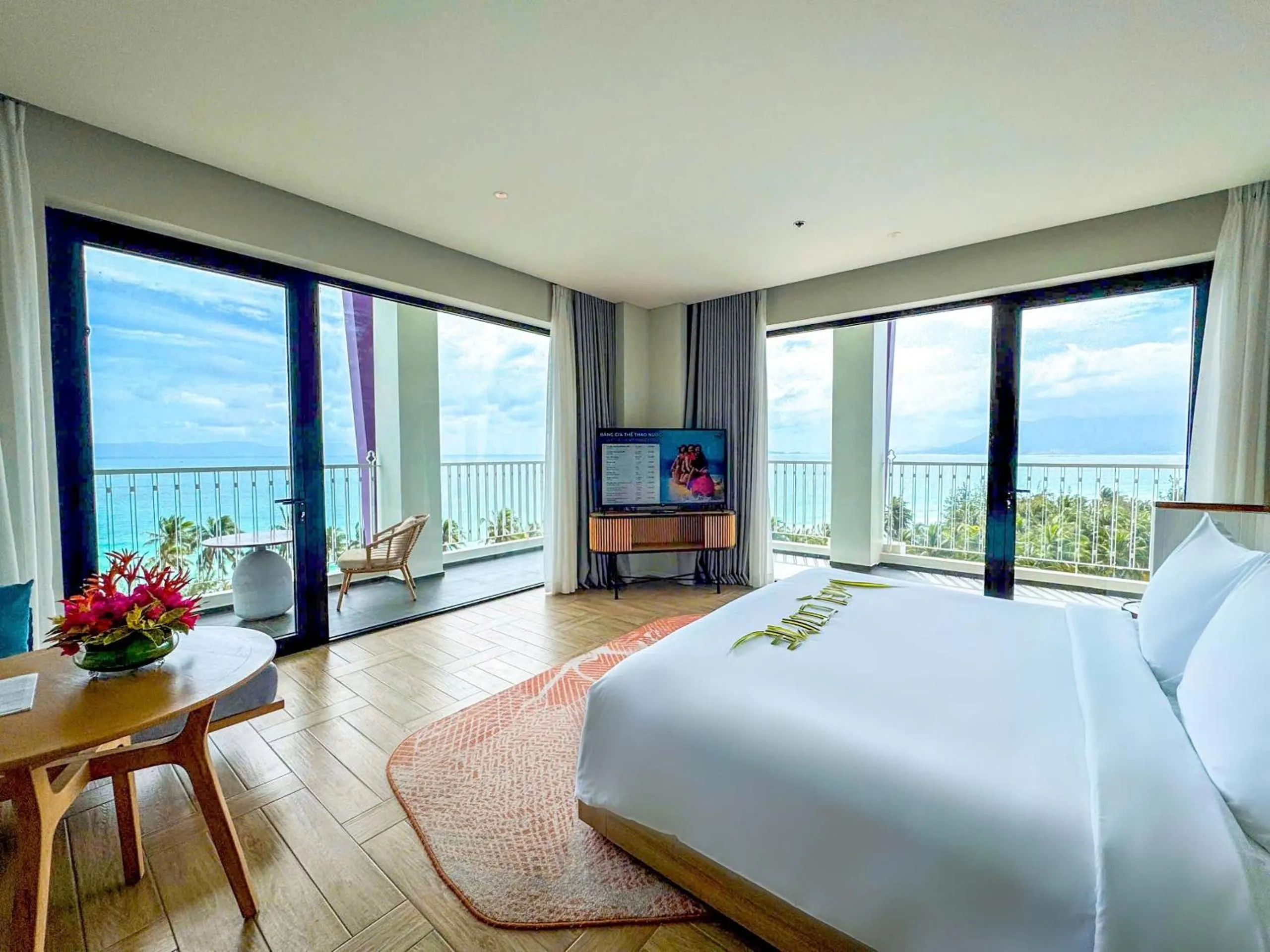 Bed in TTC Van Phong Bay Resort - Himalaya Sauna & Steam Retreat Included