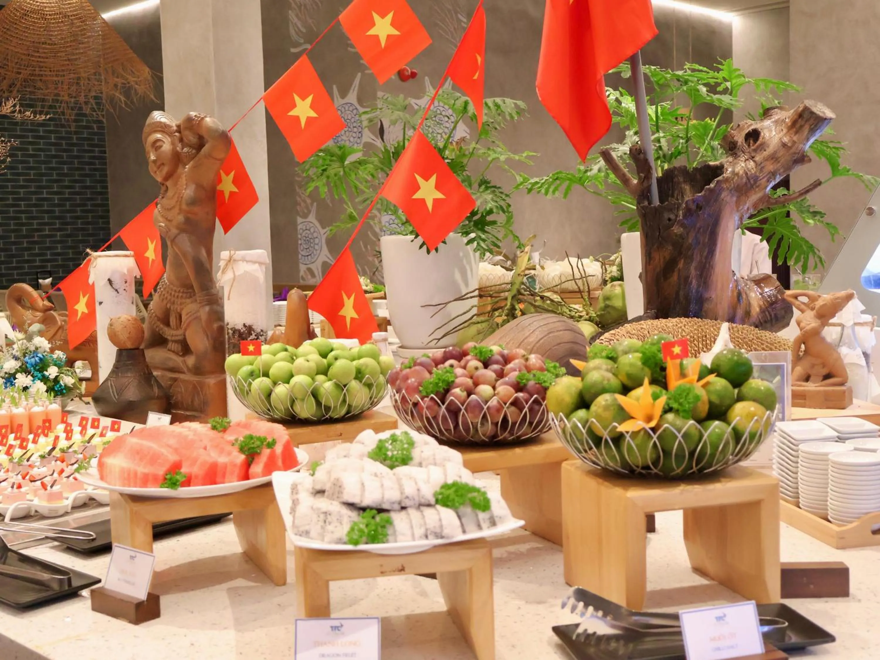 Food and drinks in TTC Van Phong Bay Resort - Himalaya Sauna & Steam Retreat Included