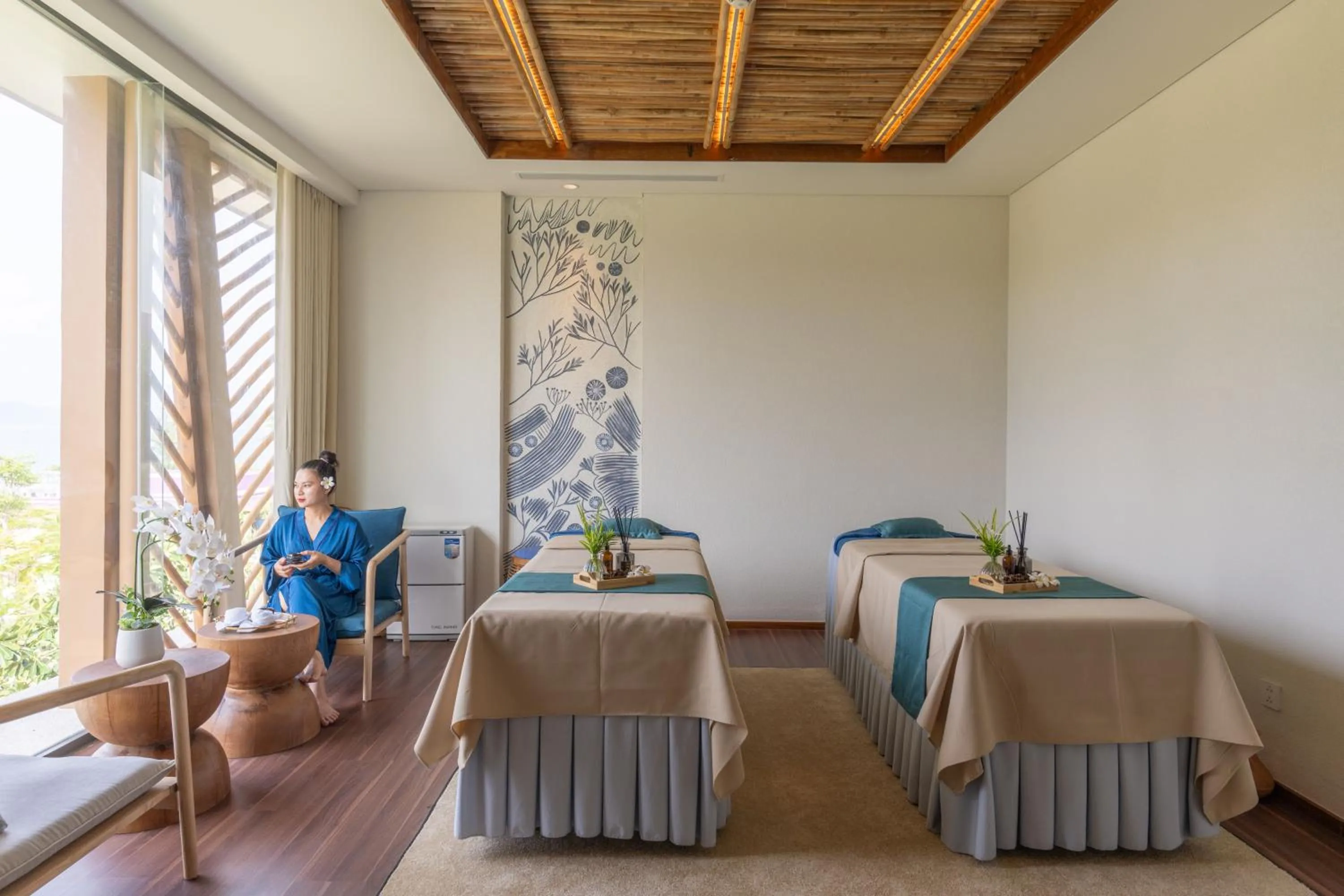 Spa and wellness centre/facilities in TTC Van Phong Bay Resort - Himalaya Sauna & Steam Retreat Included
