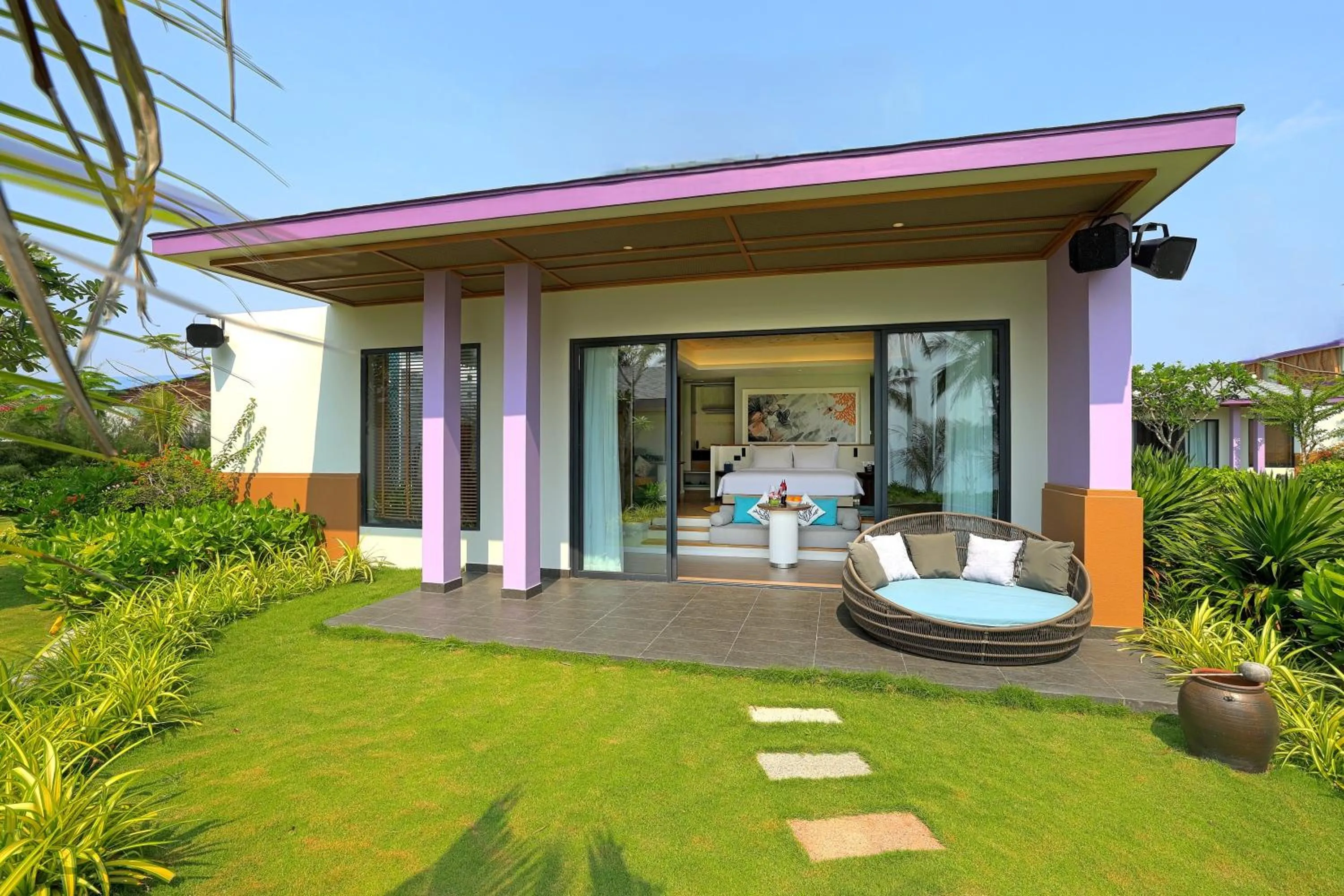 Bed in TTC Van Phong Bay Resort - Himalaya Sauna & Steam Retreat Included