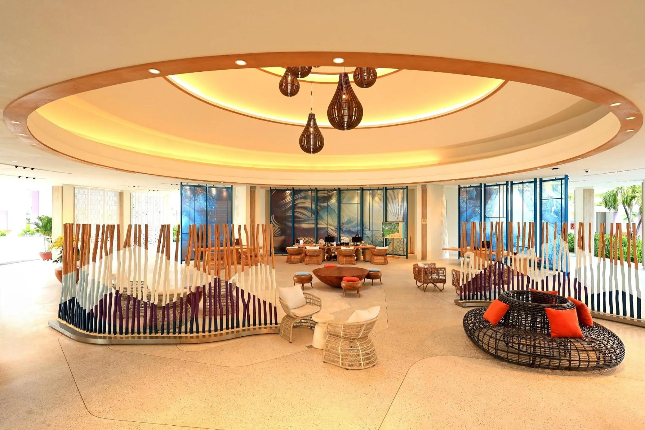 Lobby or reception in TTC Van Phong Bay Resort - Himalaya Sauna & Steam Retreat Included